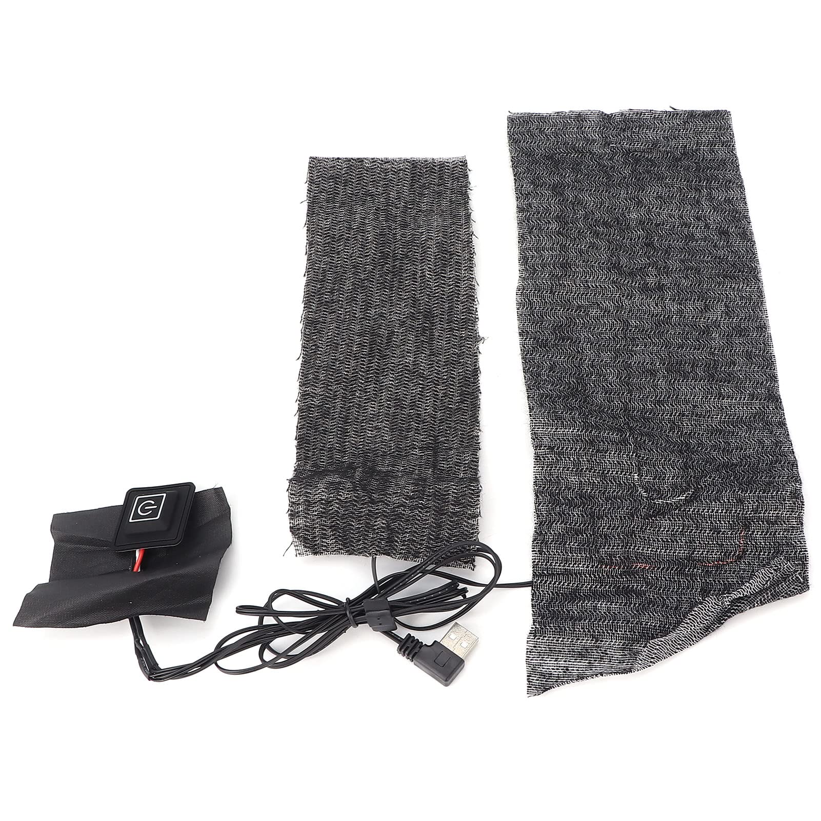 USB Electric Heating Pad - Carbon Fiber Heating Pad with 3 Temperature Settings for Neck, Back, Abdomen & Lumbar Pain Relief - Portable Heating Pad for Home, Office & Car Use