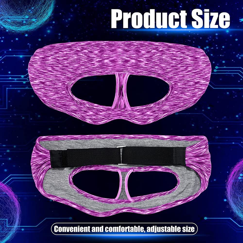 Koanhinn 5-Pack VR Eye Sweatband - Breathable Virtual Reality Headset Cover & Accessories for Oculus Quest, HTC Vive - Perfect for Gaming, Fitness & Long VR Sessions