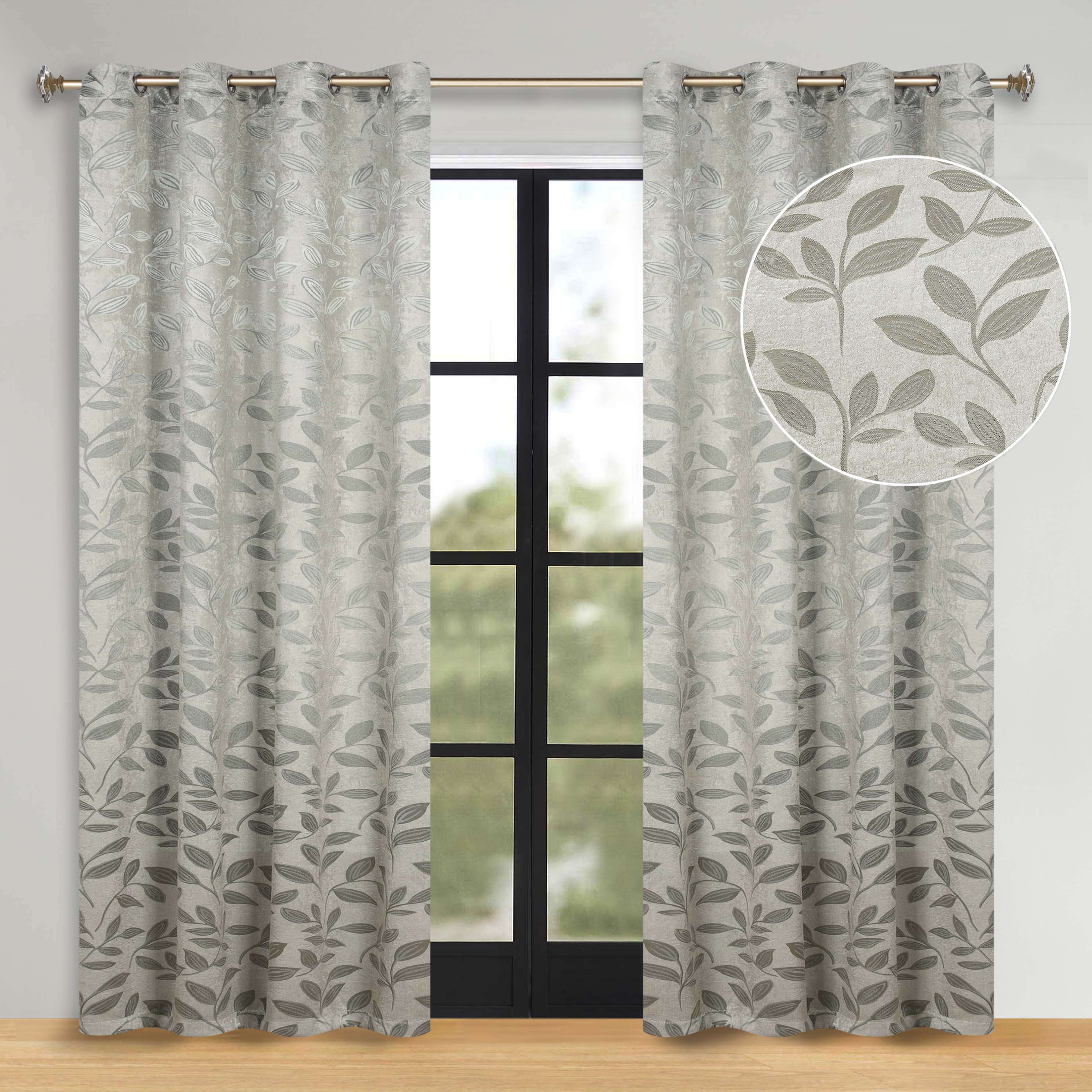 Machine Washable Blackout Curtains Set of 2 - Thermal Insulated Room Darkening Window Drapes for Bedroom & Living Room | Noise Reducing & Energy Saving Home Decor