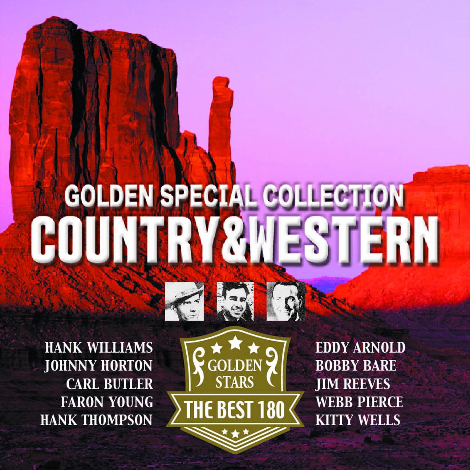 Country Western Golden Special Collection CWC-100 CD Set - 10 Classic Country Music Albums for Road Trips & Home Entertainment