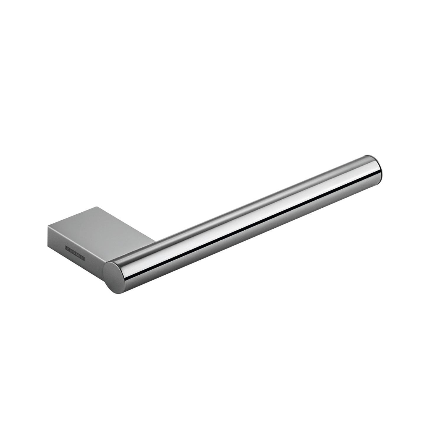 COSMIC Project Single Towel Bar - Wall Mounted Brass Towel Rack with Chrome Finish - 9 1/4 x 7/8 x 3 1/8 Inches - Perfect for Bathroom, Kitchen & Laundry Room Organization (2510162)