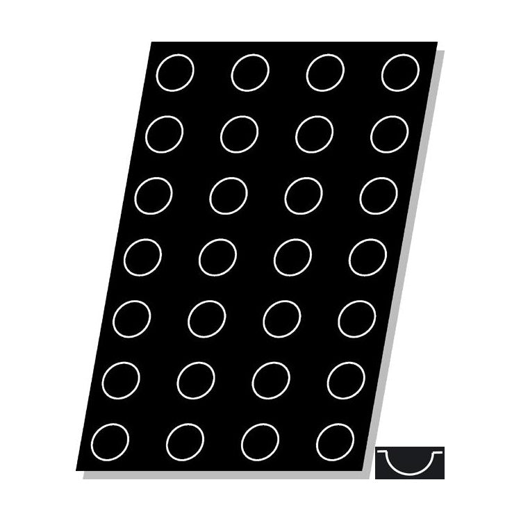 Flexipan FLX01896 Half Sphere Silicone Baking Mold - Set of 28 Cavities (2 1/6 Inch Diameter) for Chocolate, Candy, Ice Cubes & Desserts - Perfect for Home Baking, Party Treats & Professional Pastry Making
