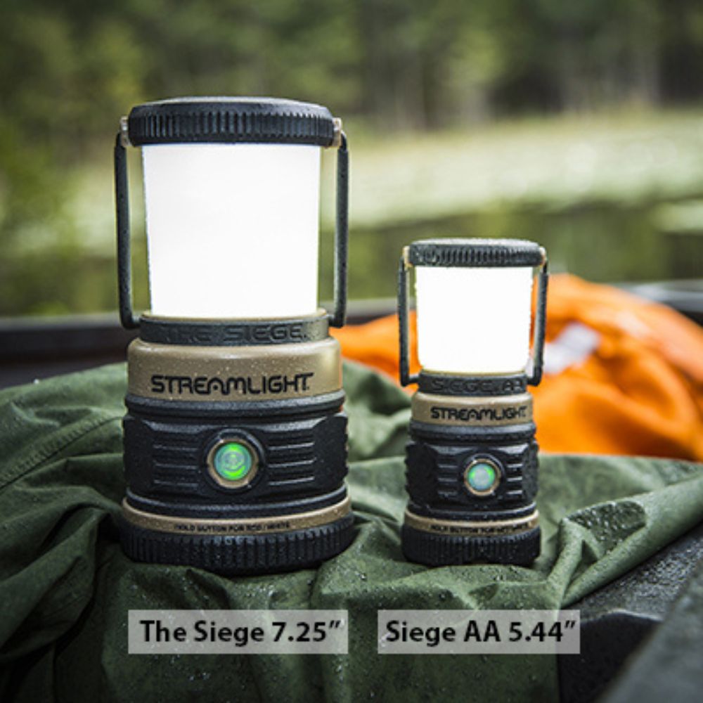 Streamlight Siege AA Rechargeable LED Lantern - Bright 360° Light for Camping, Hiking, Emergency & Power Outages