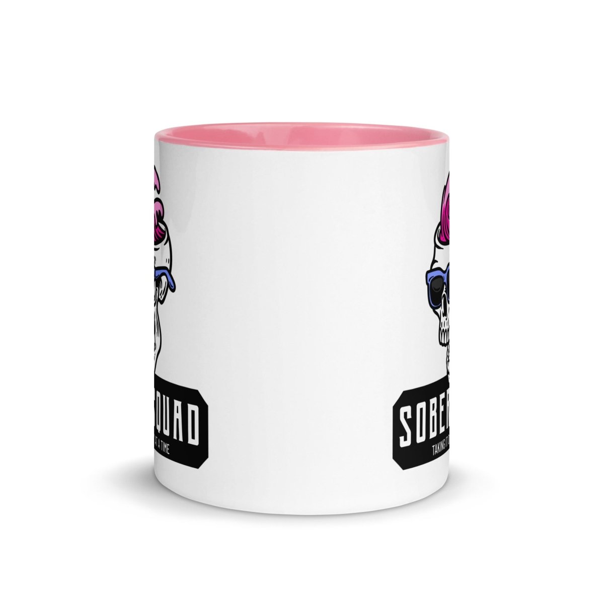 Sober Squad Skull Wave Coffee Mug - Gothic Design Ceramic Cup for Tea, Coffee & Hot Drinks - Perfect for Halloween, Home Decor & Office Use