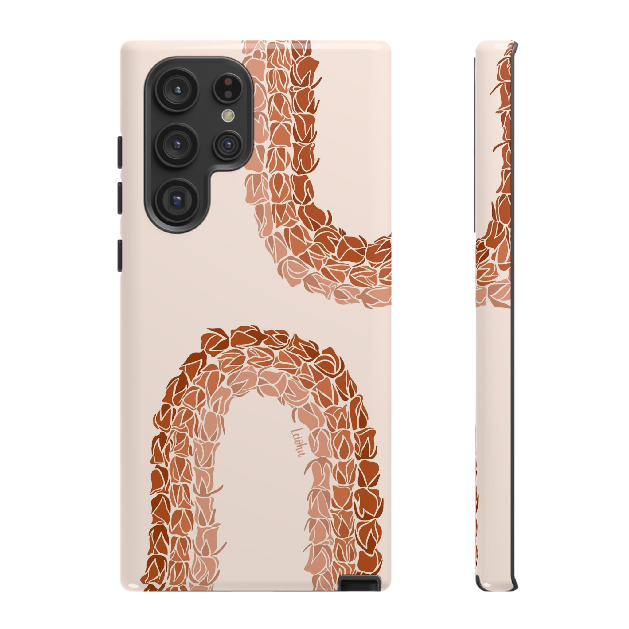 Groovy Lokelani Lei for Samsung Galaxy - Stylish Hawaiian Flower Phone Accessory for Beach, Vacation & Summer Outfits