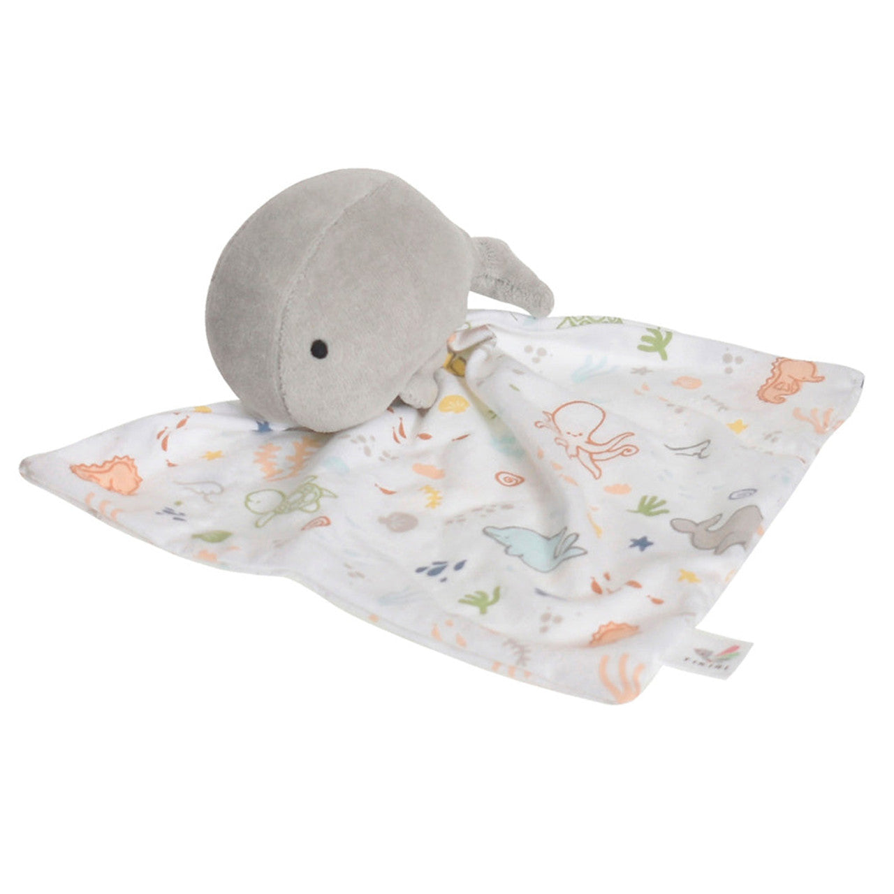 Organic Cotton Comforter with Whale Design - Tikiri Ocean Collection | Soft & Hypoallergenic Bedding for Kids & Adults | Perfect for Nursery, Bedroom, and Coastal-Themed Decor