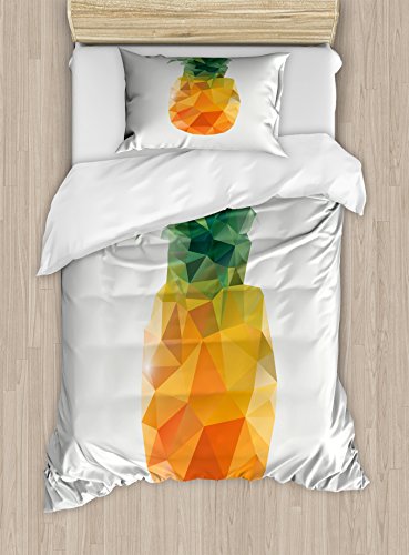 Fern Green and Orange