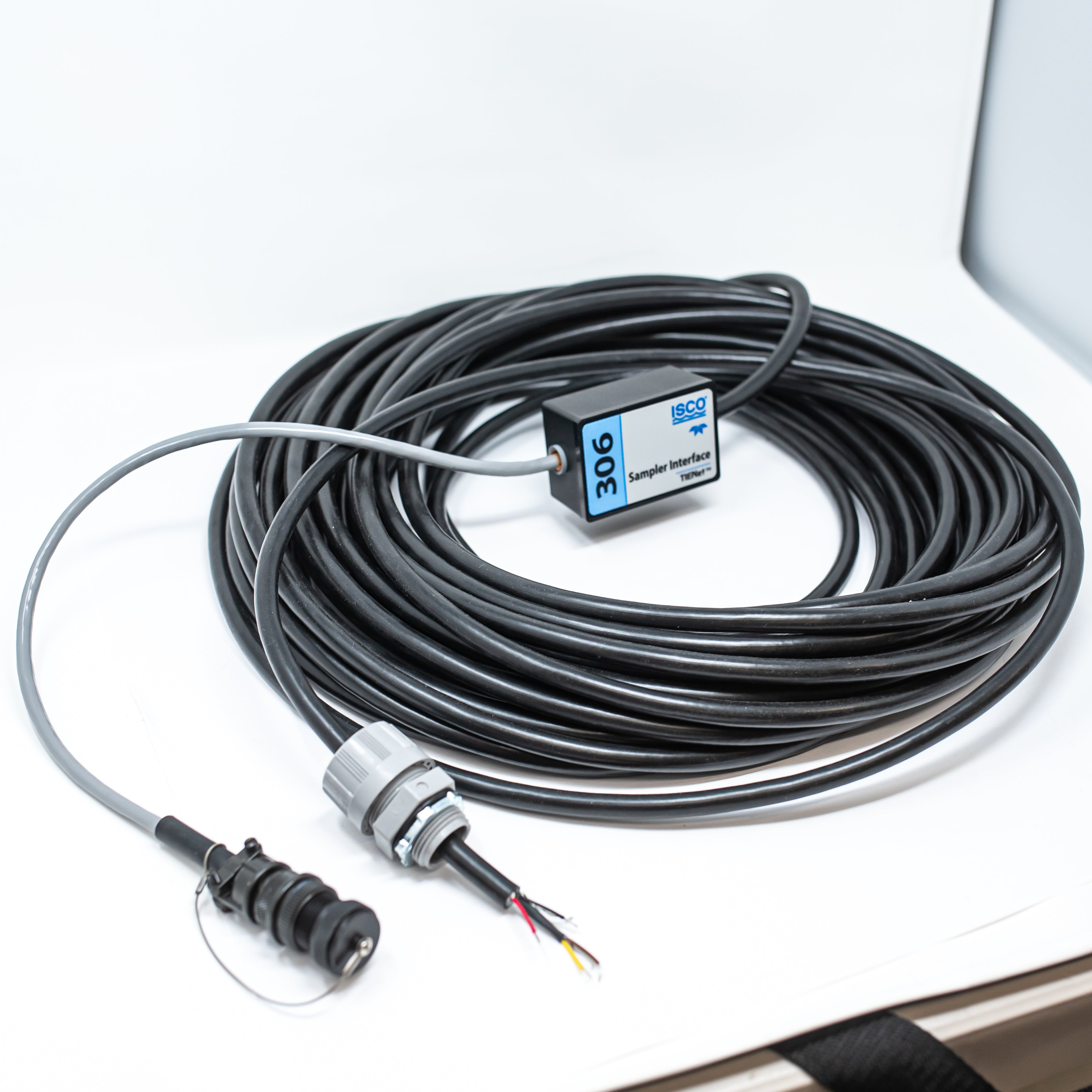 TIENet™ 306 Sampler Interface Cable - 75ft High-Quality Data Transfer Cable for Permanent Signature® Meters | Perfect for Industrial Metering, Utility Monitoring & Field Testing Applications