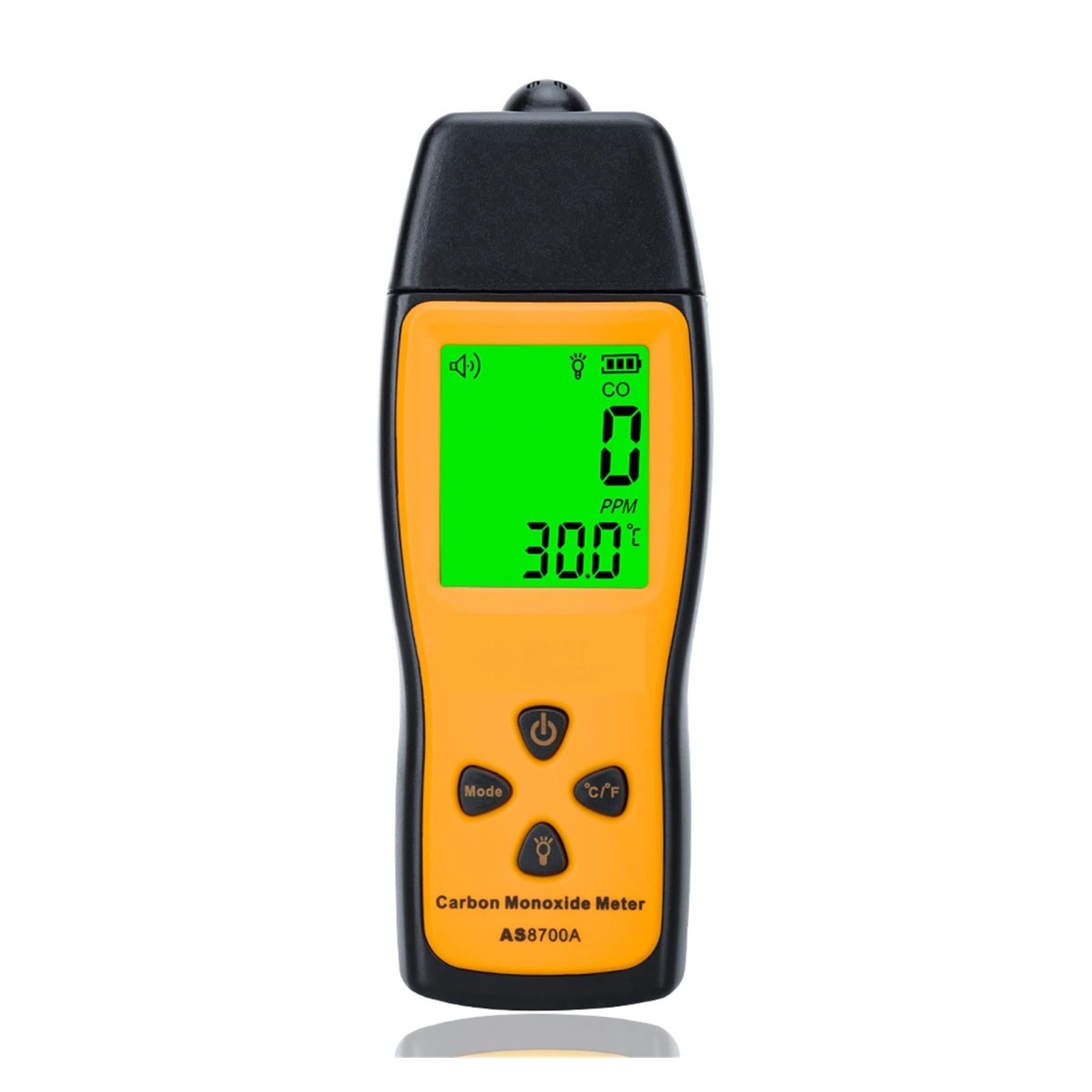 **MING-MCZ Portable Carbon Monoxide (CO) Gas Leak Detector - High Precision 1000ppm CO Analyzer for Home & Natural Gas Safety - AS8700A Color - Ideal for Kitchen, Garage & RV Safety Monitoring**