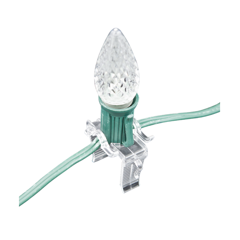 MAGCLIPC9 Magnetic Clip for C9 Sockets - Durable American Lighting Accessory for Christmas & Holiday Decorations