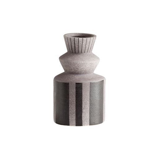Cyan Design 11480 Erebus Vase - Small Grey Ceramic Home Decor for Living Room, Dining Table, Wedding Centerpiece & Modern Interior Design