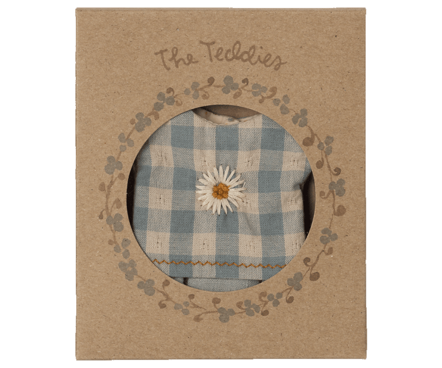 Maileg Daisy Dress for Teddy Bear - Adorable Outfit for Stuffed Animals & Dolls | Perfect for Tea Parties, Playtime & Collectible Displays