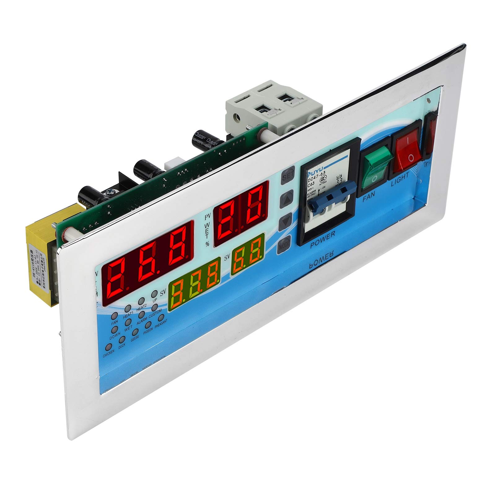 Digital Egg Incubator Controller - High Accuracy Temperature & Humidity Monitor with LCD Display for Chicken, Goose, Quail & Duck Eggs (180-240V) | Perfect for Poultry Farming & Hatching Eggs at Home
