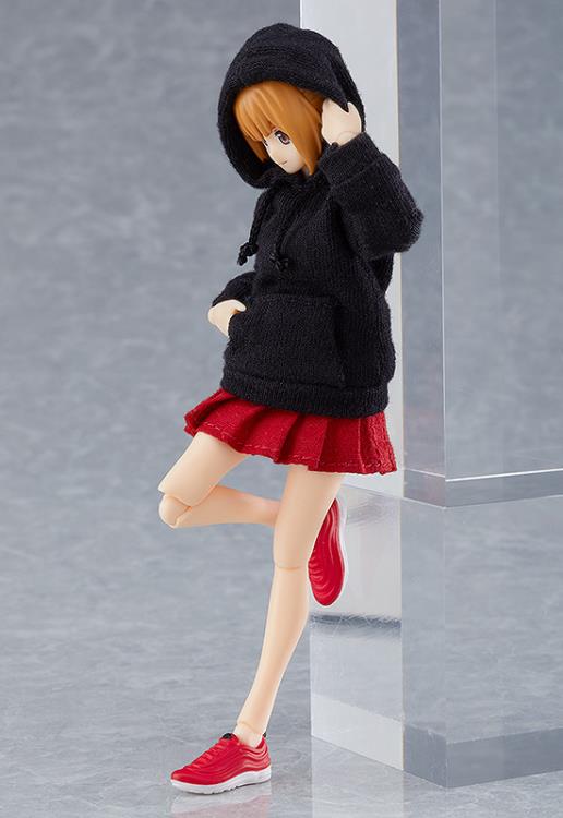 Figma #478 Emily Hoodie Outfit Female Action Figure - Collectible Anime Figure for Display, Photography & Cosplay Inspiration
