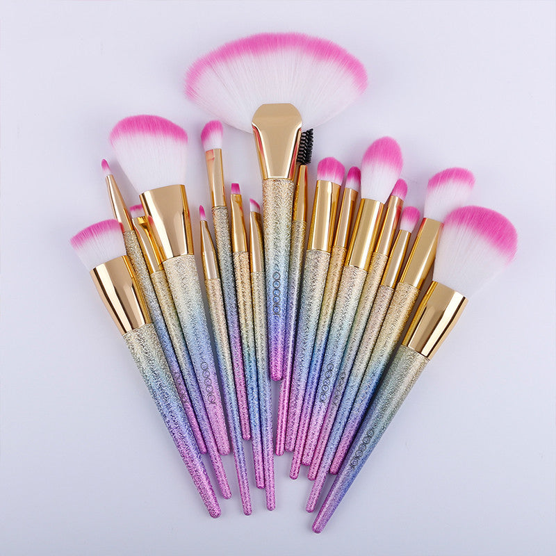 Professional Makeup Brush Set - 12 Piece Vegan & Cruelty-Free Cosmetics Brushes for Foundation, Blending, Eyeshadow - Perfect for Makeup Artists & Beginners - Home & Travel Use