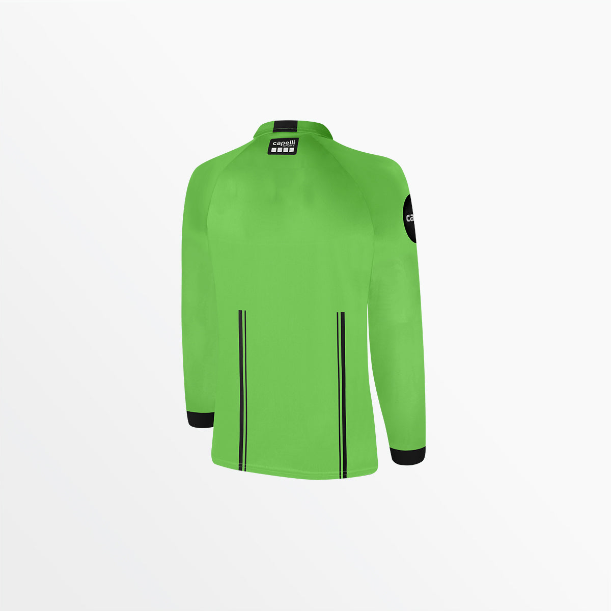Women's Official Referee V-Neck Long Sleeve Jersey - Comfortable Sports Shirt for Soccer, Basketball & Volleyball Games