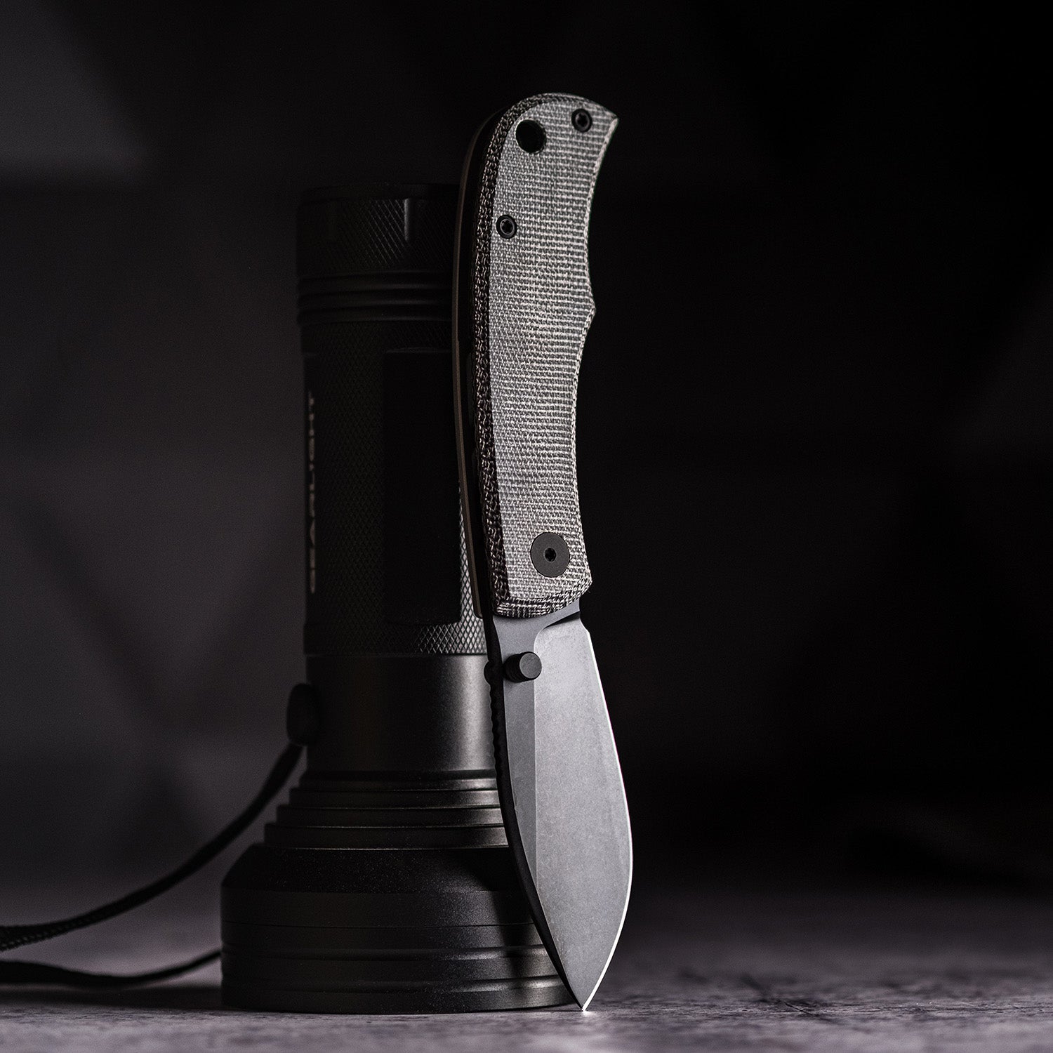 Urban EDC Baby Nessie Pocket Knife - Black Micarta Handle & PVD Coated Blade - Compact, Durable, and Stylish for Everyday Carry, Outdoor Adventures, and Survival Gear