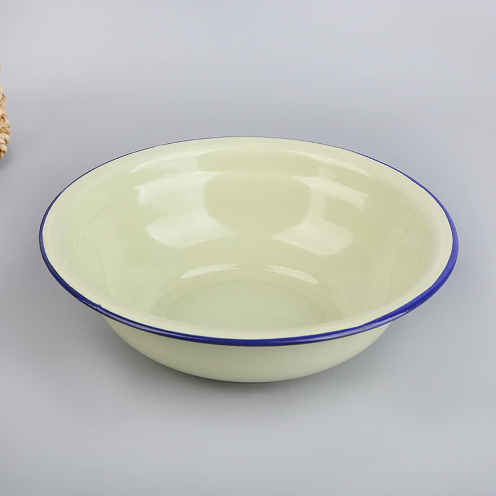 Durable Enamel Cereal Bowl 16cm - Kitchen, Outdoor & Picnic Use