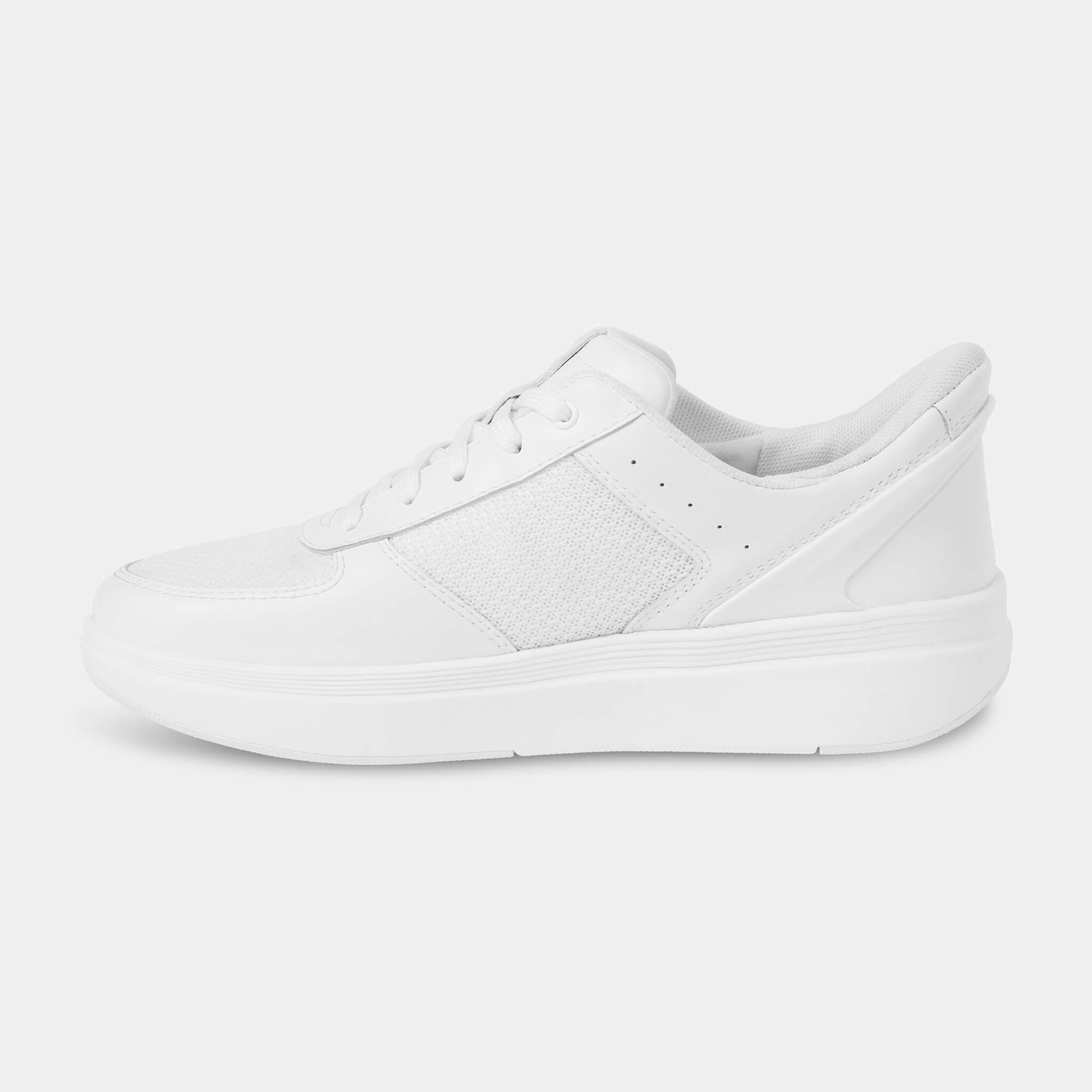 Women's Brisbane White Sneakers - Comfortable Casual Shoes for Walking, Running & Everyday Wear
