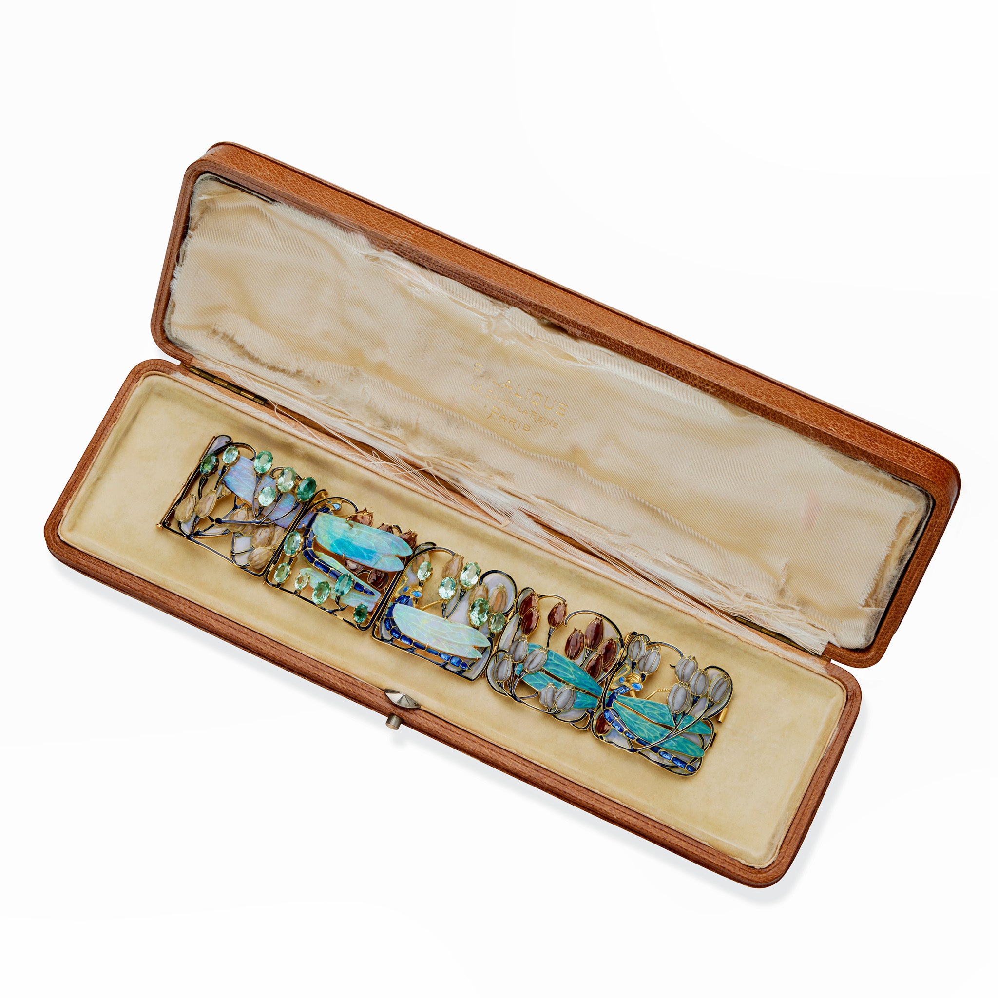 Exquisite René Lalique Dragonfly Bracelet - Handcrafted Glass Jewelry for Women - Elegant Gift for Anniversary, Birthday & Special Occasions - Perfect for Evening Wear, Date Nights & Formal Events