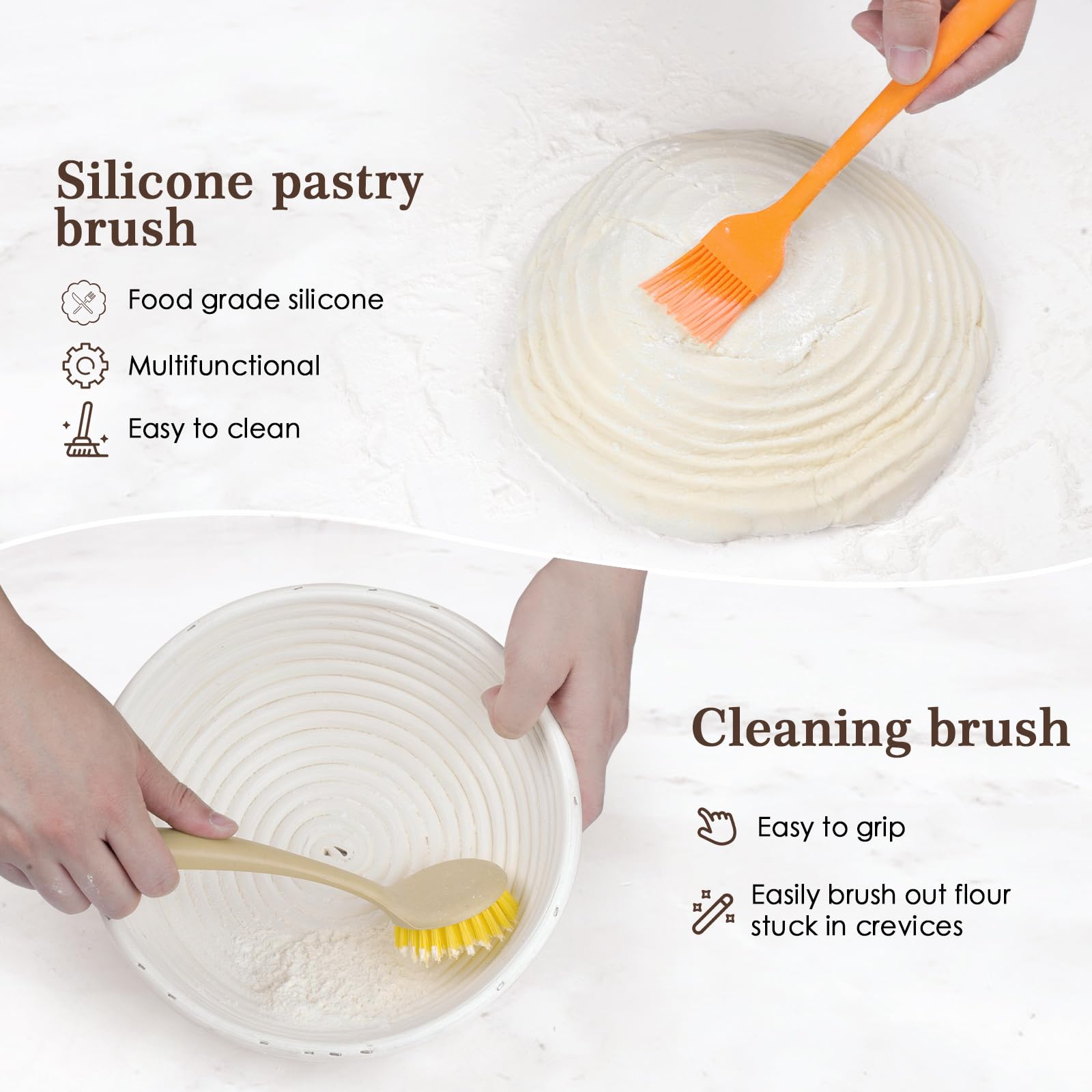 Sourdough Bread Baking Kit - 13-Piece Set with 9