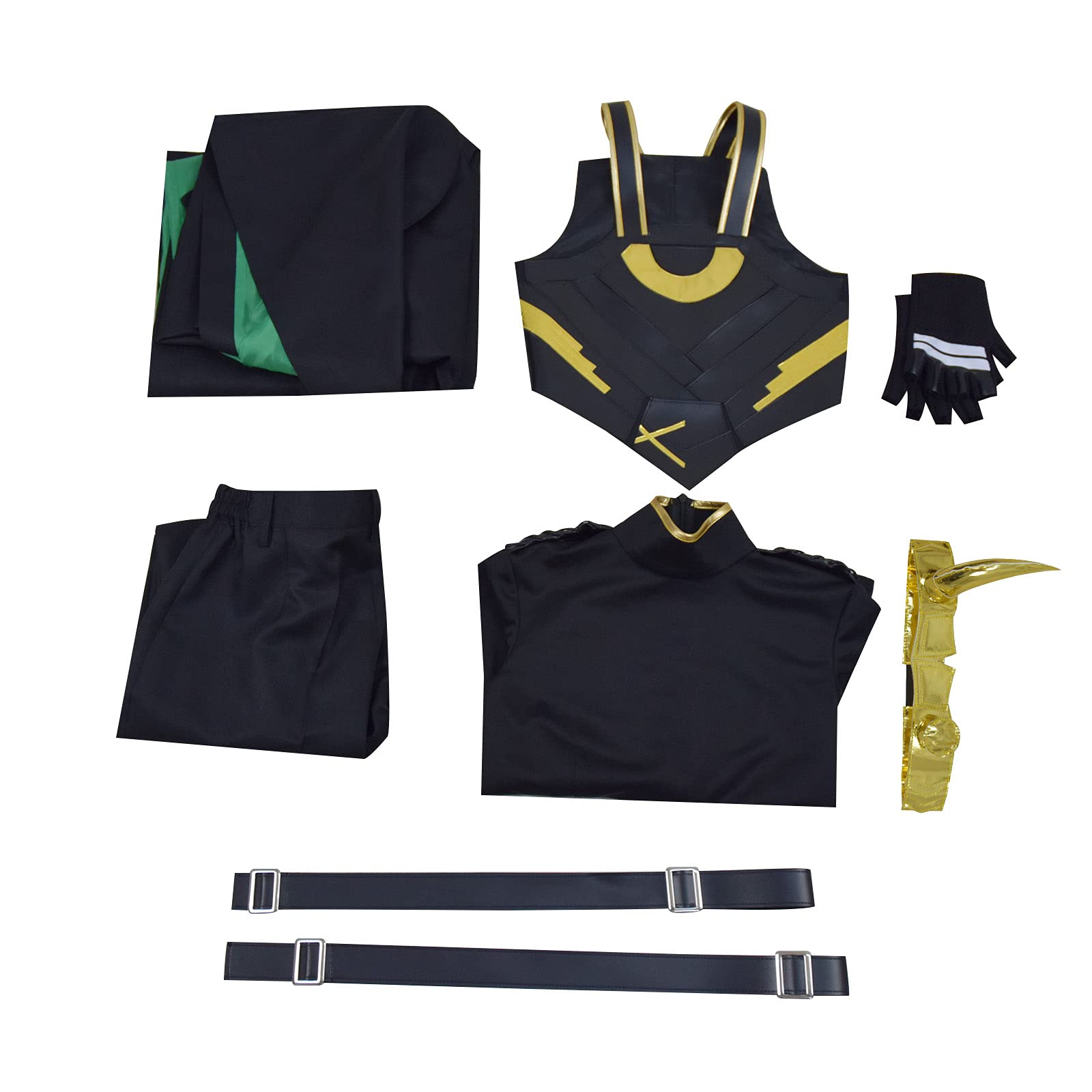 Loki Cosplay Costume for Women - Sylvie Inspired Halloween Outfit with Cape & Horns | Perfect for Cosplay, Halloween Parties, and Comic Conventions