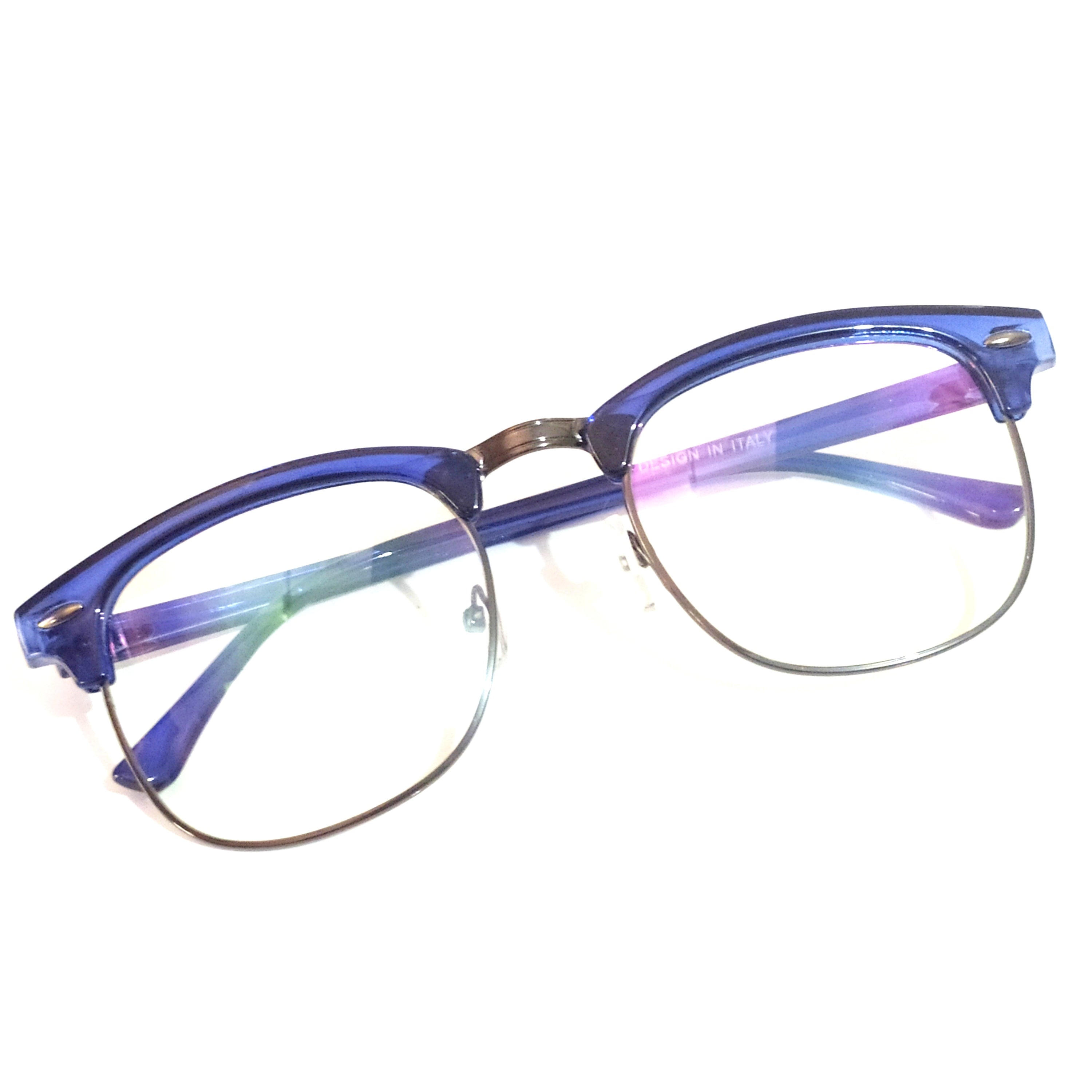 Trendy Zero Power Fashion Glasses for Women & Men - UV Protection, Lightweight & Comfortable - Perfect for Daily Wear, Reading & Outdoor Activities