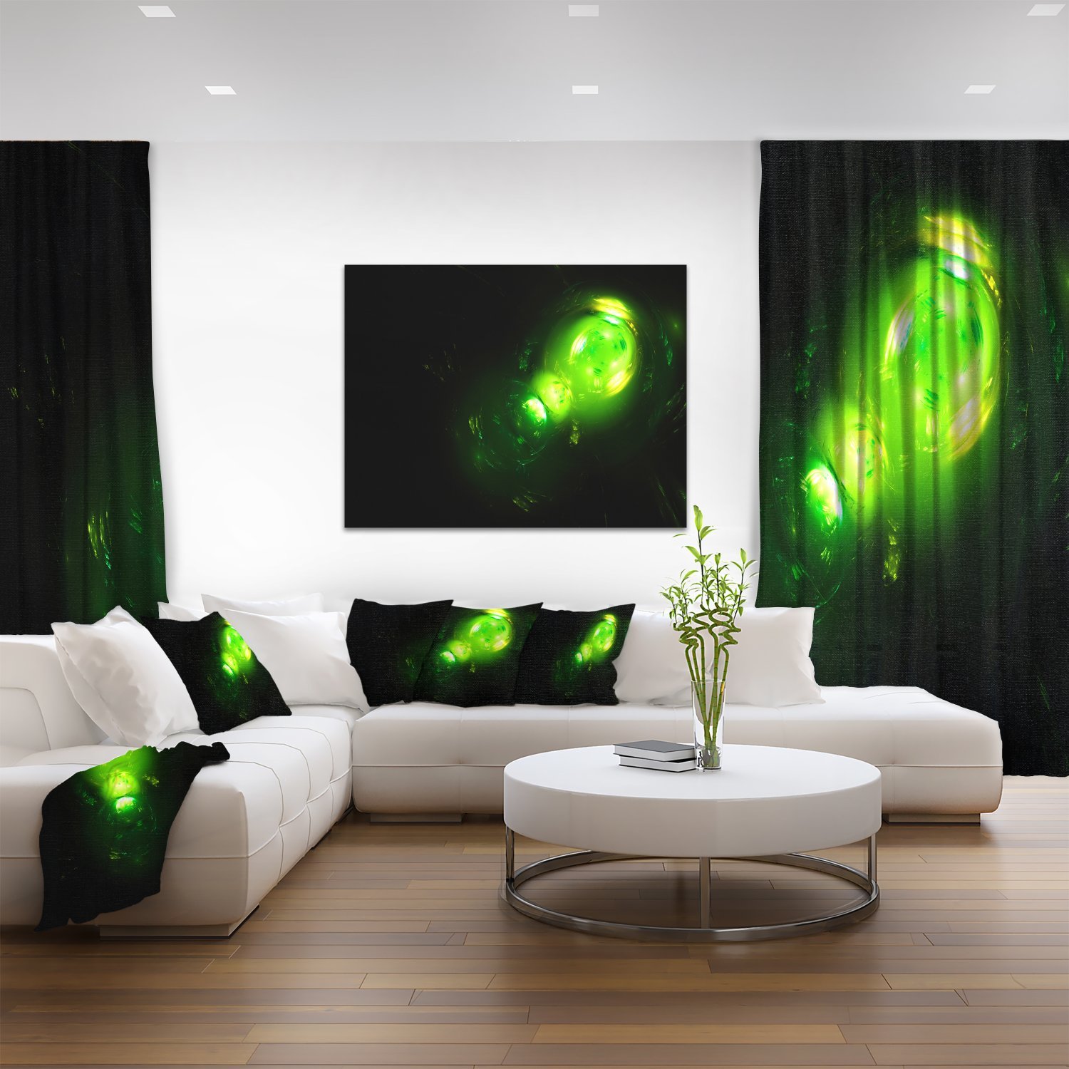 Abstract Underwater Air Bubbles Canvas Art Print - Modern Ocean Theme Wall Decor for Living Room, Bedroom & Office