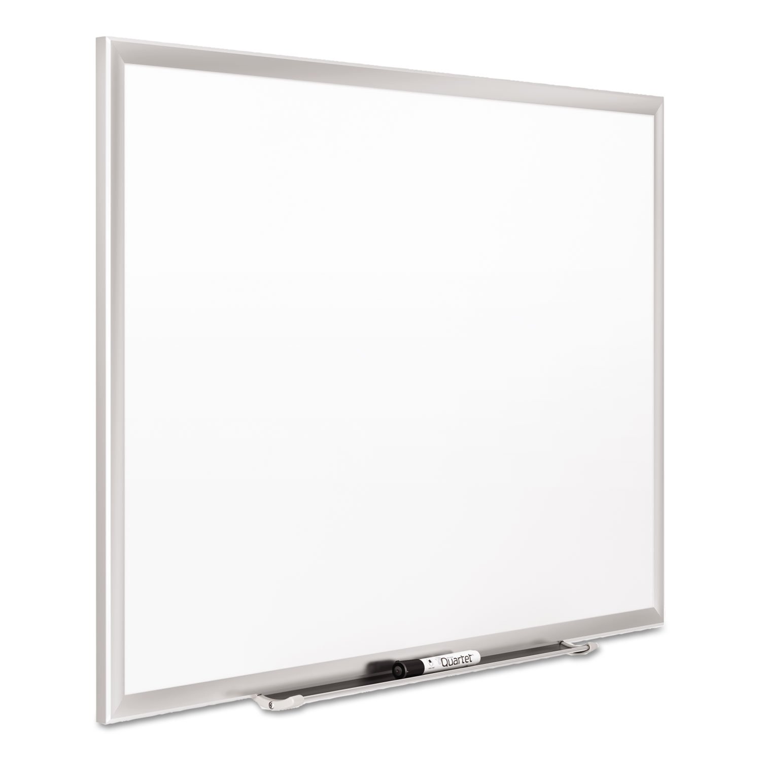 Quartet 2543 Porcelain Whiteboard 3ft x 2ft - Aluminum Frame White Surface Dry Erase Board for Office, Classroom & Home Use