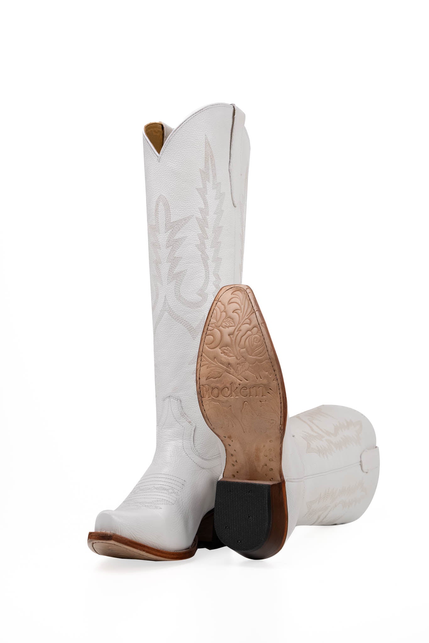 Scarlett Women's Tall Snip Toe Cowgirl Boots - Western Riding Boots for Country Dancing, Rodeo & Fashion Outfits