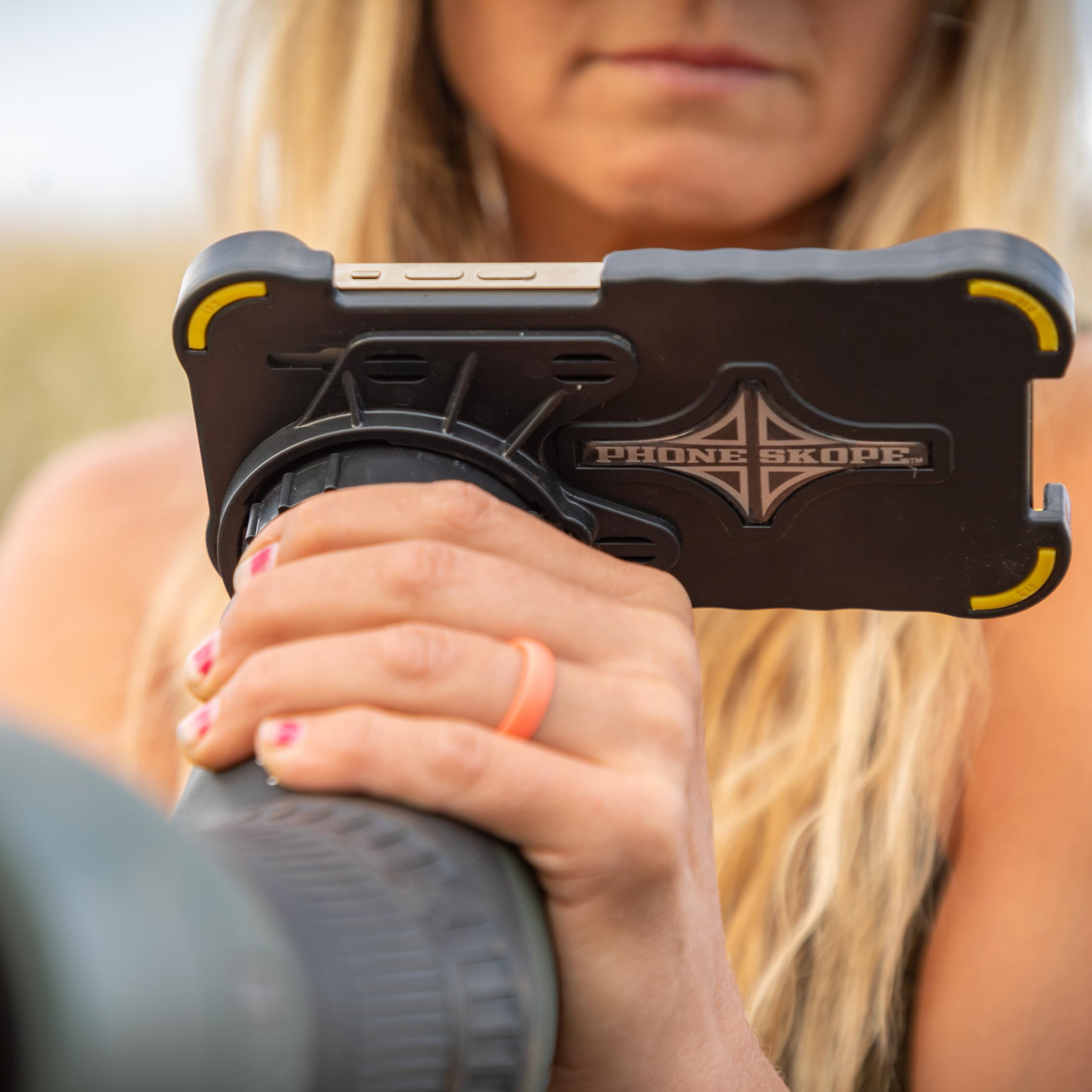 Phone Skope Complete Digiscoping Kit - Universal Smartphone Scope Adapter for Hunting, Bird Watching & Astronomy | Includes Phone Mount Case, Eyepiece Adapter & Lens Cloth | Compatible with iPhone, Samsung & Most Smartphones | Perfect for Outdoor Adventures & Wildlife Photography