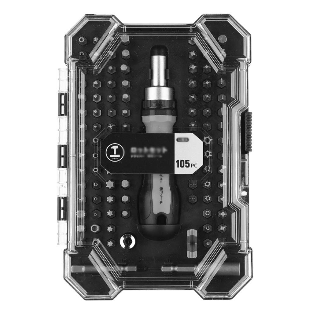 105-in-1 Ratchet Screwdriver Set with Torx Hex & Cross Precision Bits | Portable Multitool Repair Kit for Electronics, Furniture & DIY Projects | TWDYC Ratchet Handle Tool Set