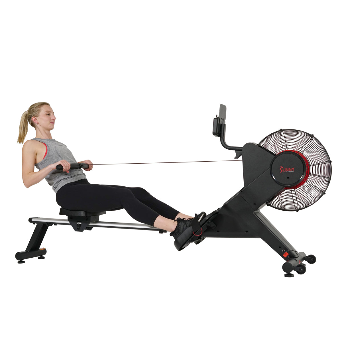 Premium Carbon Air Magnetic Rowing Machine for Home Gym - Quiet & Smooth Full-Body Workout for Cardio, Strength Training & Weight Loss