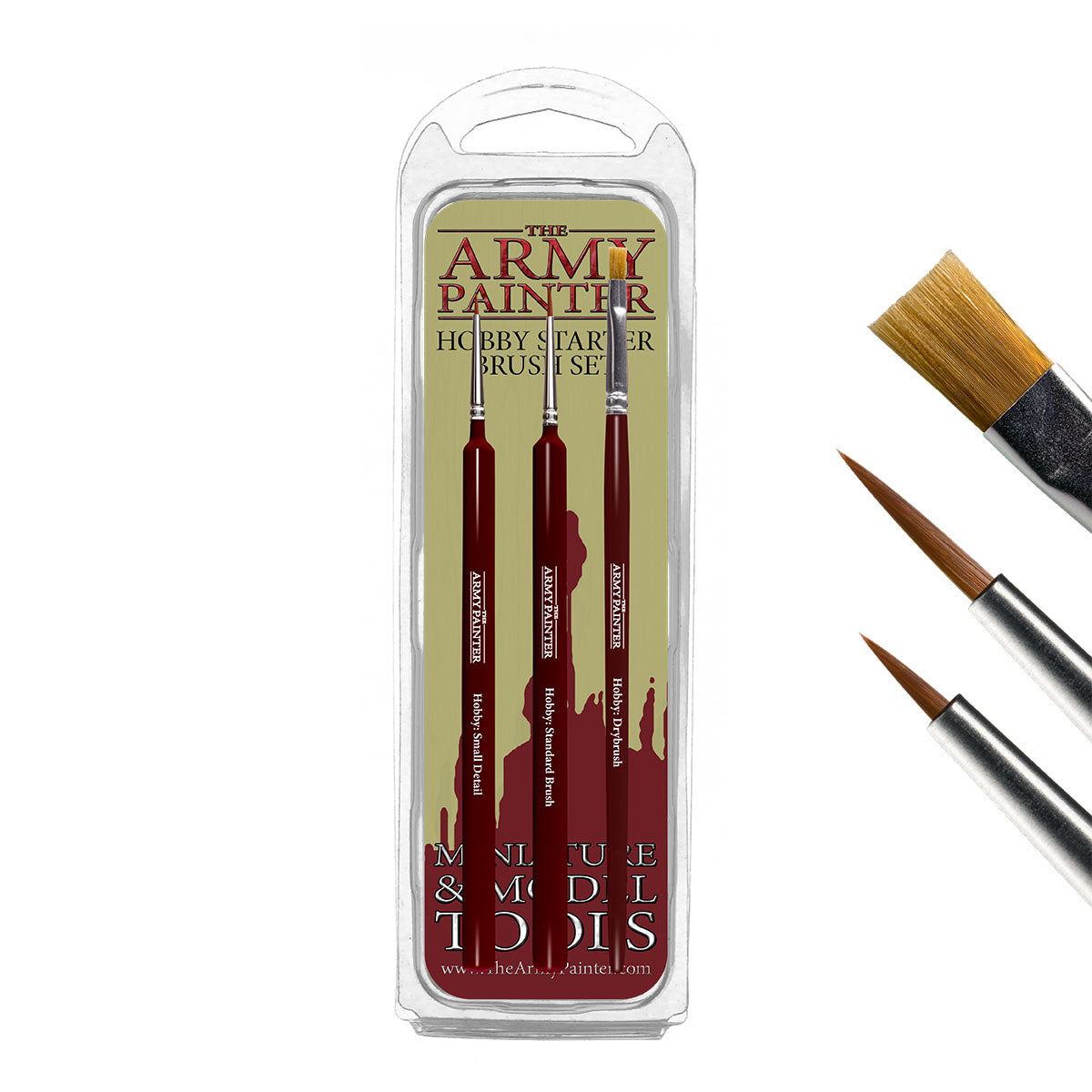 Premium Hobby Starter Brush Set for Acrylic, Oil & Watercolor Painting - Perfect for Beginners & Artists - Ideal for Canvas, Paper & DIY Art Projects