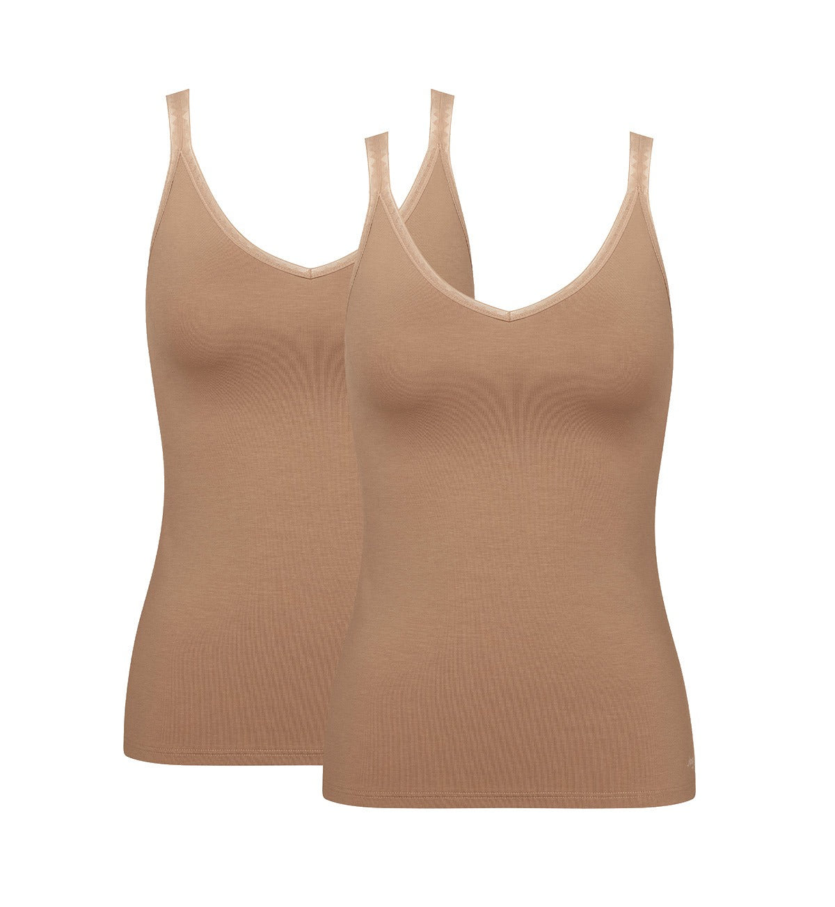 SLOGGI GO TOP 2-Pack Women's Comfortable Seamless Bras - Perfect for Yoga, Workout & Everyday Wear