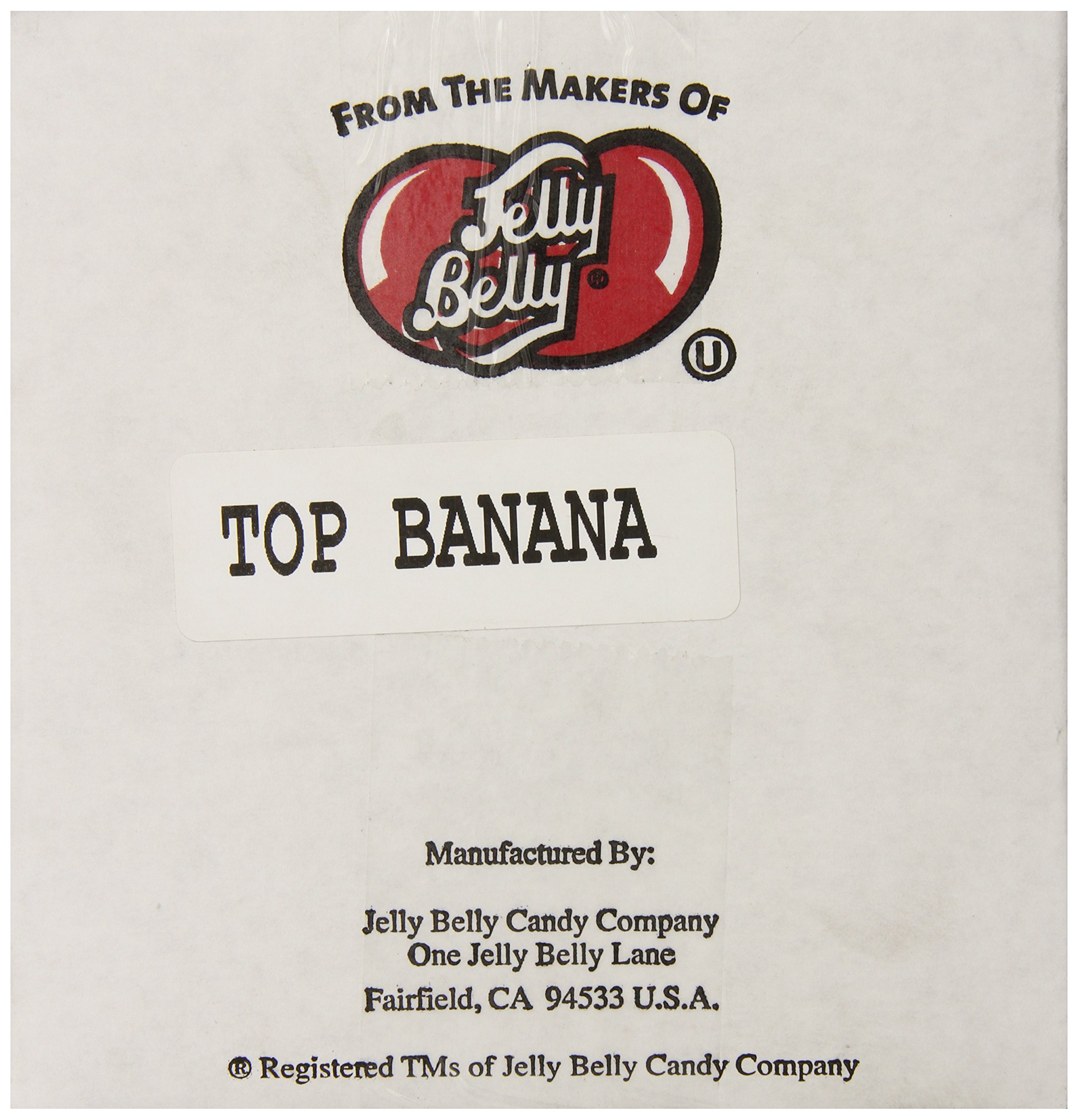 Jelly Belly Top Banana Jelly Beans - 10-Pound Bulk Box | Gourmet Banana Flavored Candy for Parties, Baking & Snacking