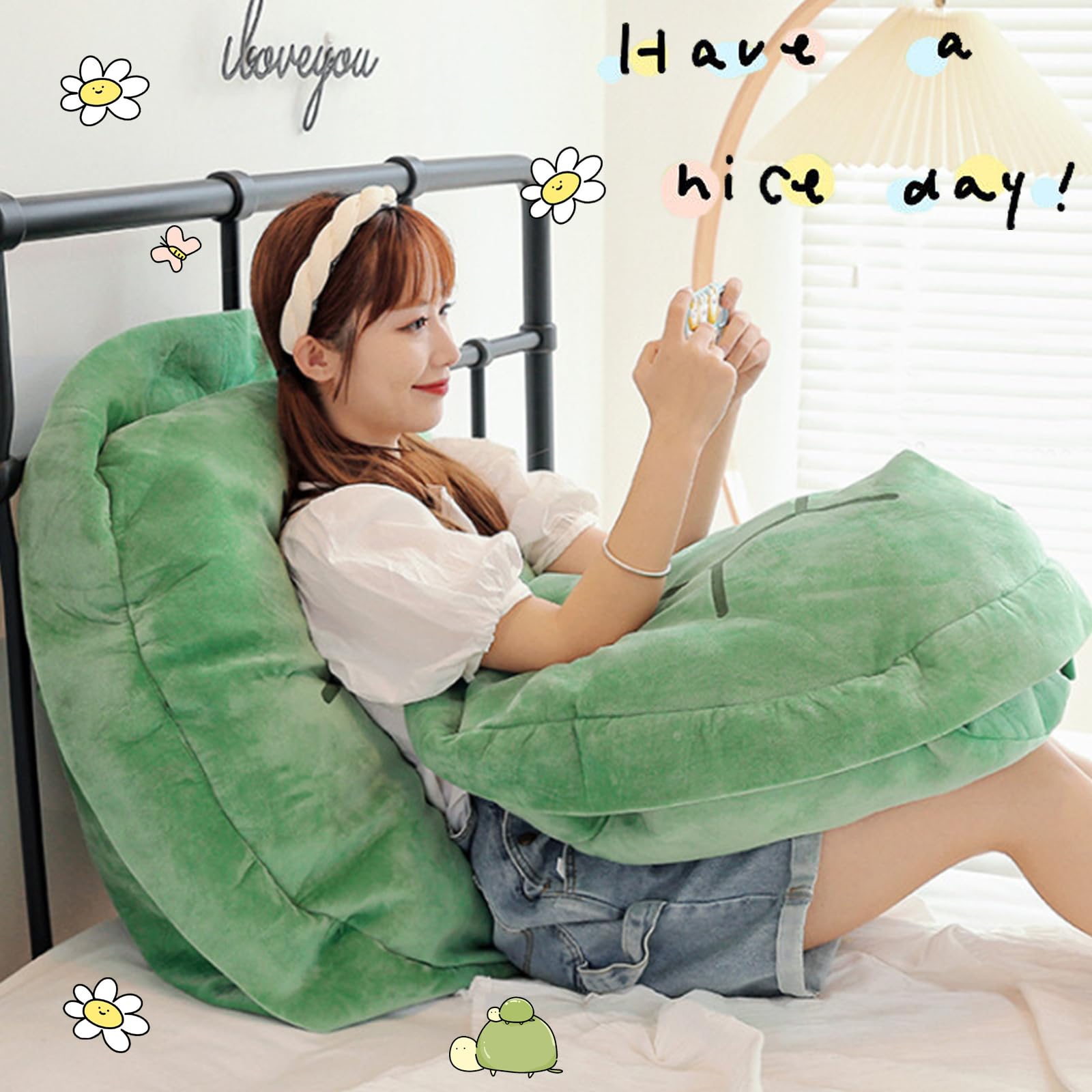 40 Inch Wearable Turtle Shell Pillow - Soft Plush Tortoise Shell Stuffed Animal Cushion Toy for Adults & Kids - Perfect for Halloween Costumes, Cosplay, Dress Up Parties & Lazy Lounging