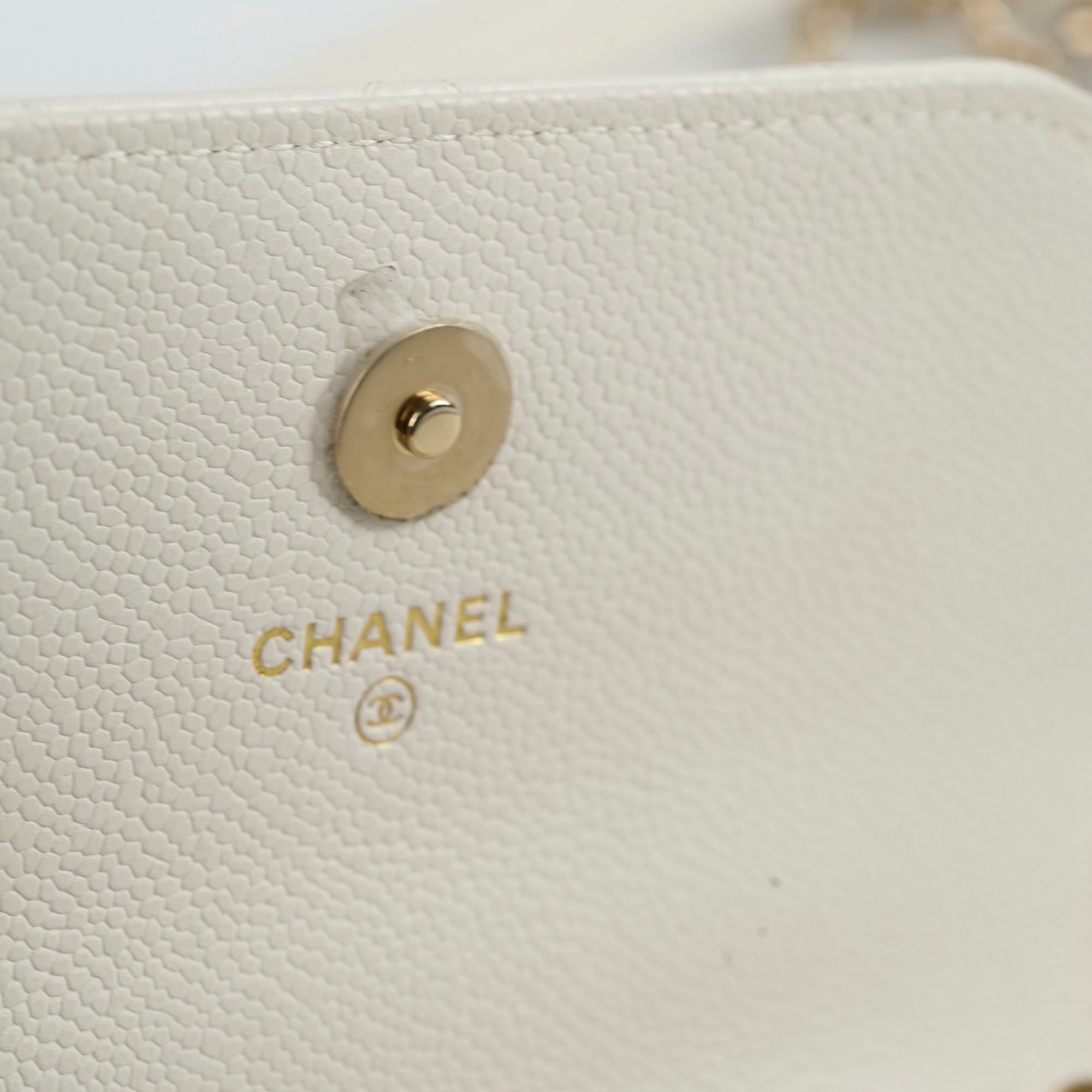 Chanel Mini Business Affinity Crossbody Bag in Caviar Leather Ivory White with Microchip - Perfect for Work, Travel & Everyday Luxury