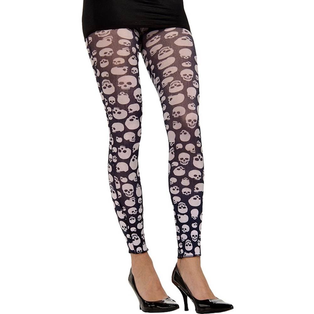 Rubie's Skull Tights - White/Black Costume Accessory for Halloween & Cosplay