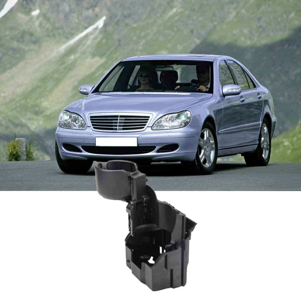 Premium ABS Plastic Car Center Console Cup Holder - Compatible with Mercedes-Benz S-Class W220 & W221 Models - Durable Drink Holder for Coffee, Tea, and Beverages - Perfect for Road Trips, Commuting, and Daily Driving