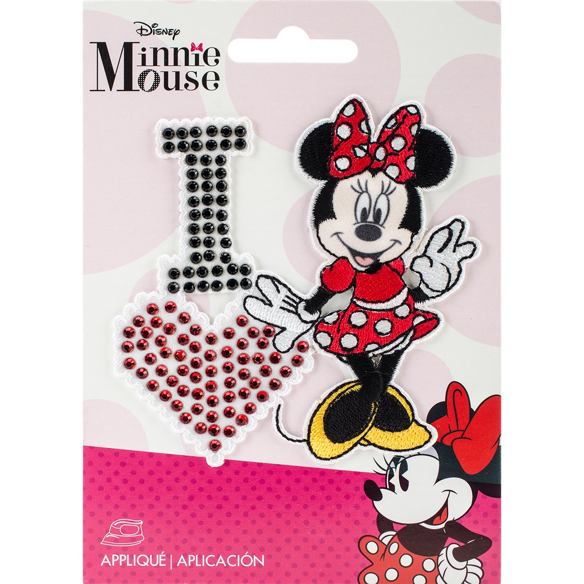 Disney Mickey Mouse Iron-On Applique Patches for DIY Crafts, Kids Clothing, and Costume Decorations - Easy to Apply Fabric Embellishments for T-Shirts, Jeans, and Bags