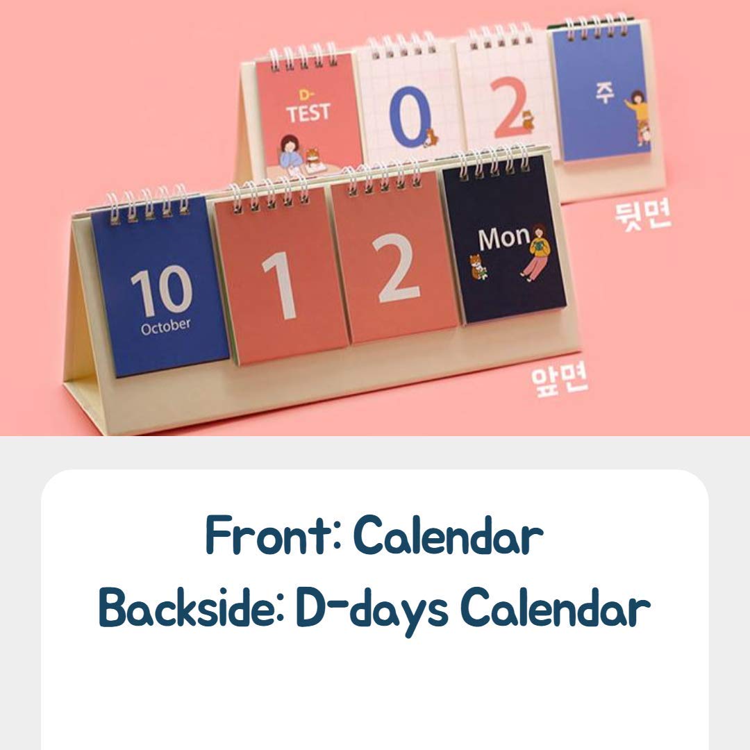 Adorable Baby D-Day Perpetual Desk Calendar - Standing Countdown Calendar for Pregnancy & Newborn Milestones | Perfect for Nursery, Baby Showers & Parenting Gifts