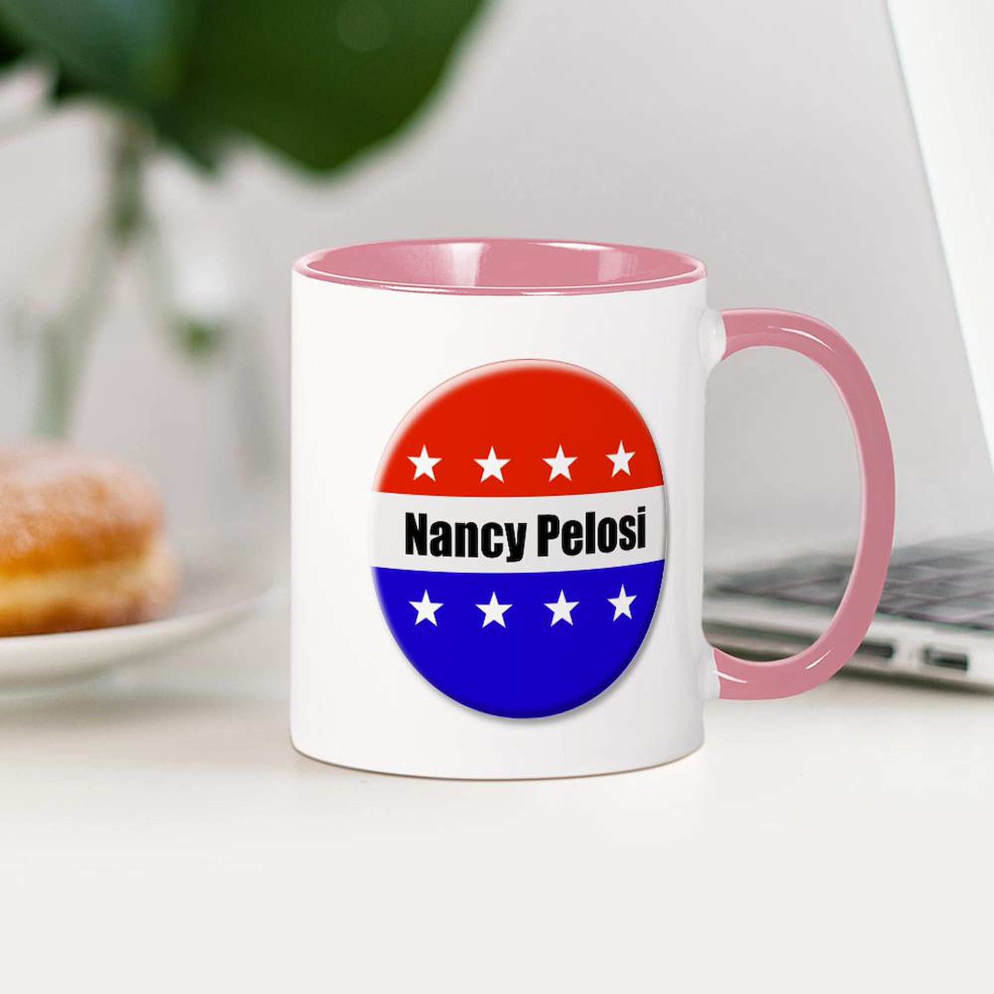 Nancy Pelosi 11 oz (325 ml) Ceramic Coffee Mug - Funny Political Gift for Tea & Coffee Lovers - Perfect for Office, Home, or Campaign Events