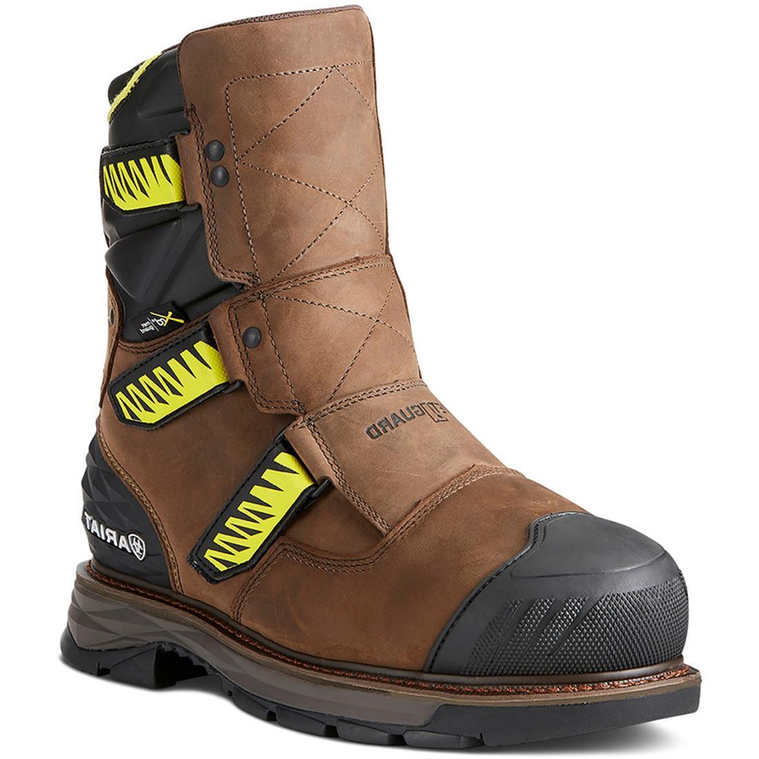 Catalyst VX 8-Inch Composite Toe Waterproof Work Boots with MetGuard - Oily Distressed Brown for Construction & Industrial Safety | OSHA Compliant Work Shoes for Men in Hazardous Environments