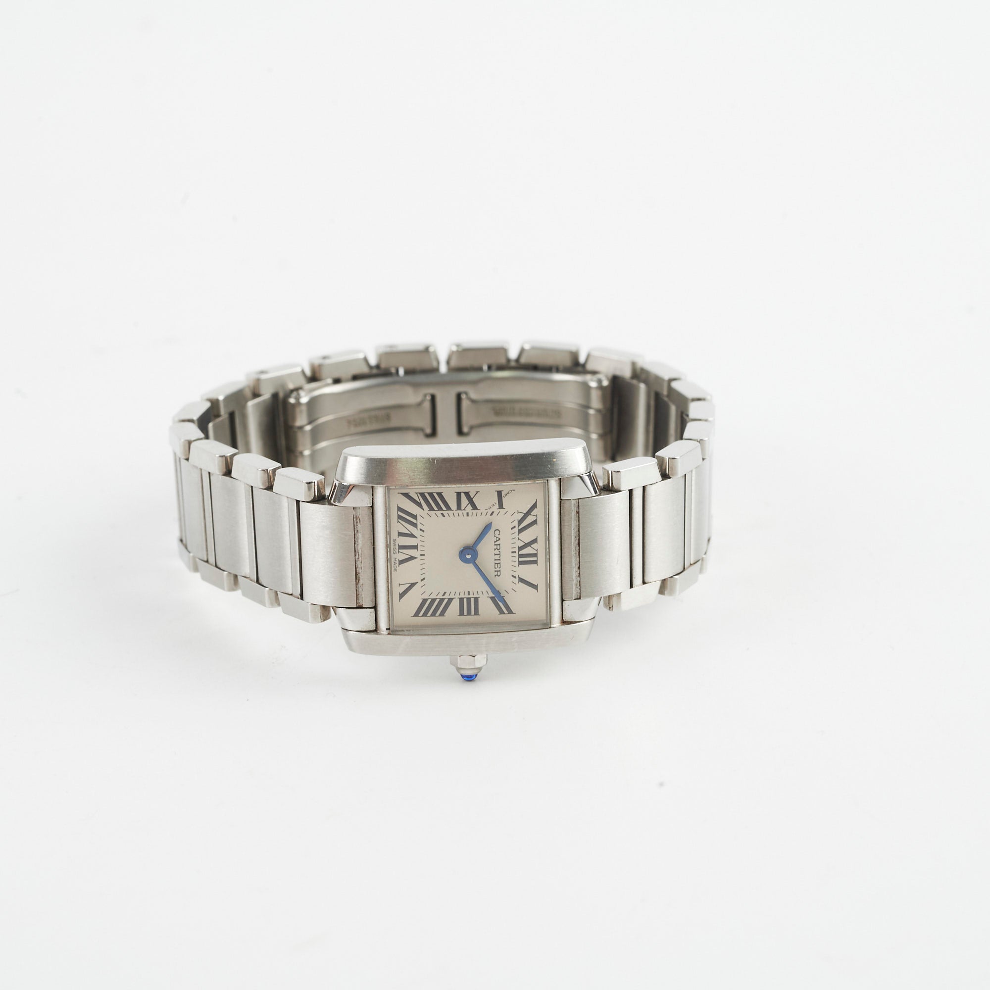 Cartier Ladies Tank Francaise 20mm Stainless Steel Quartz Watch - Luxury Dress Watch for Women, Perfect for Business, Party & Special Occasions