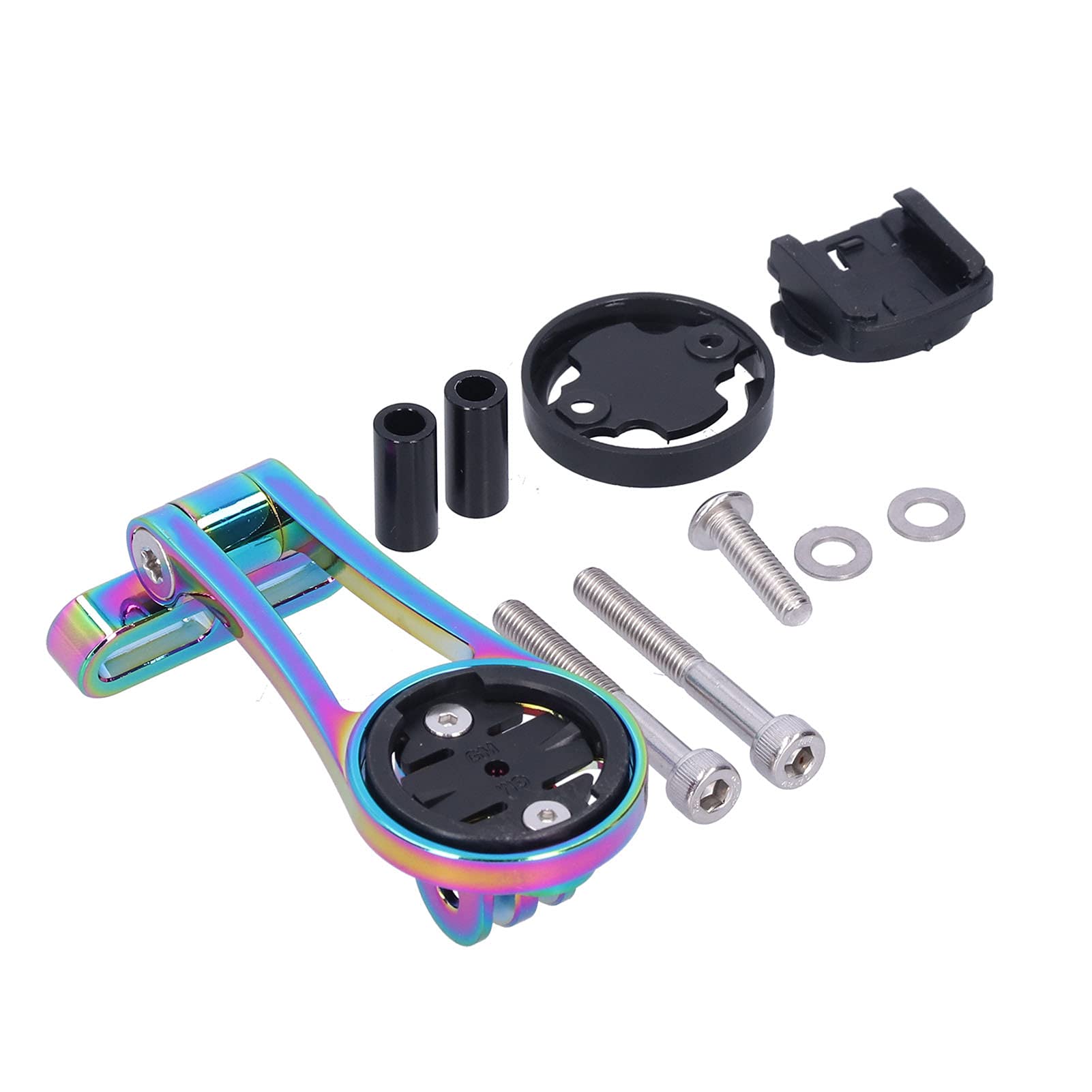 ASIXSIX Bike Computer Handlebar Mount Holder - Premium Out Front GPS Bicycle Mount with Adapter for Cycling & Outdoor Adventures | Durable Construction for Road & Mountain Biking