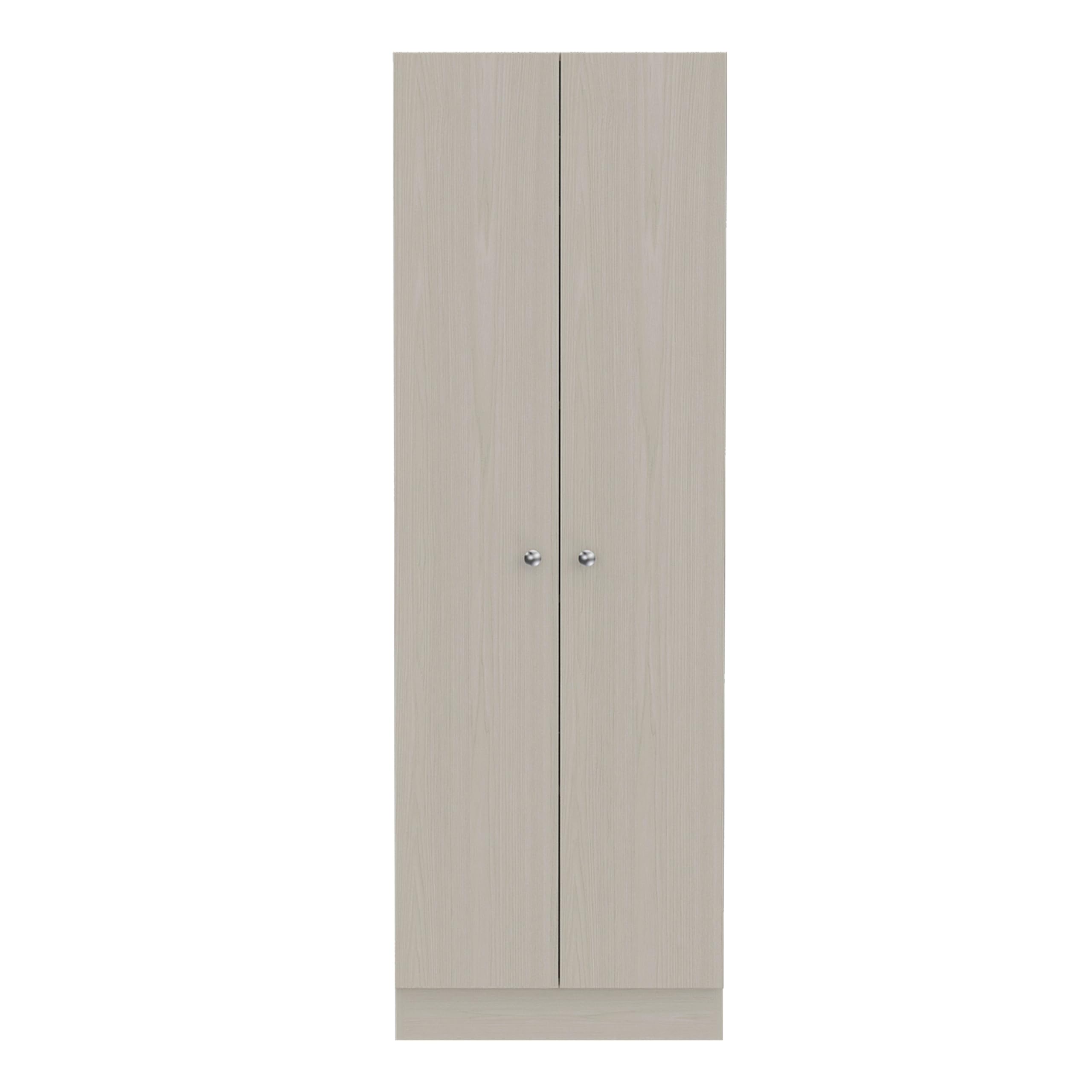 Tuhome 5-Shelf Double Door Pantry Cabinet with Multistorage - Pearl White | Perfect for Kitchen, Pantry, and Home Organization Storage Solutions
