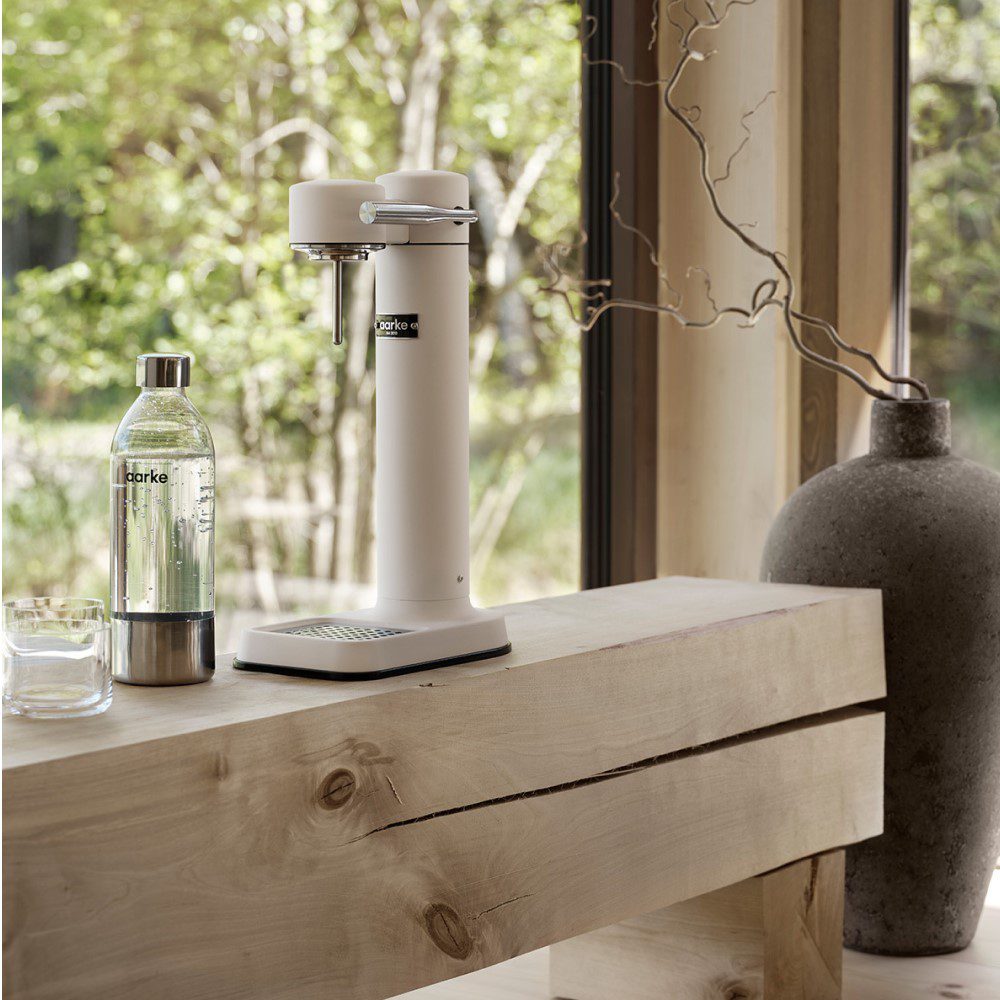 AARKE Carbonator 3 Sparkling Water Maker - Matte White Home Soda Machine for Refreshing Drinks | Perfect for Kitchen, Office & Entertaining