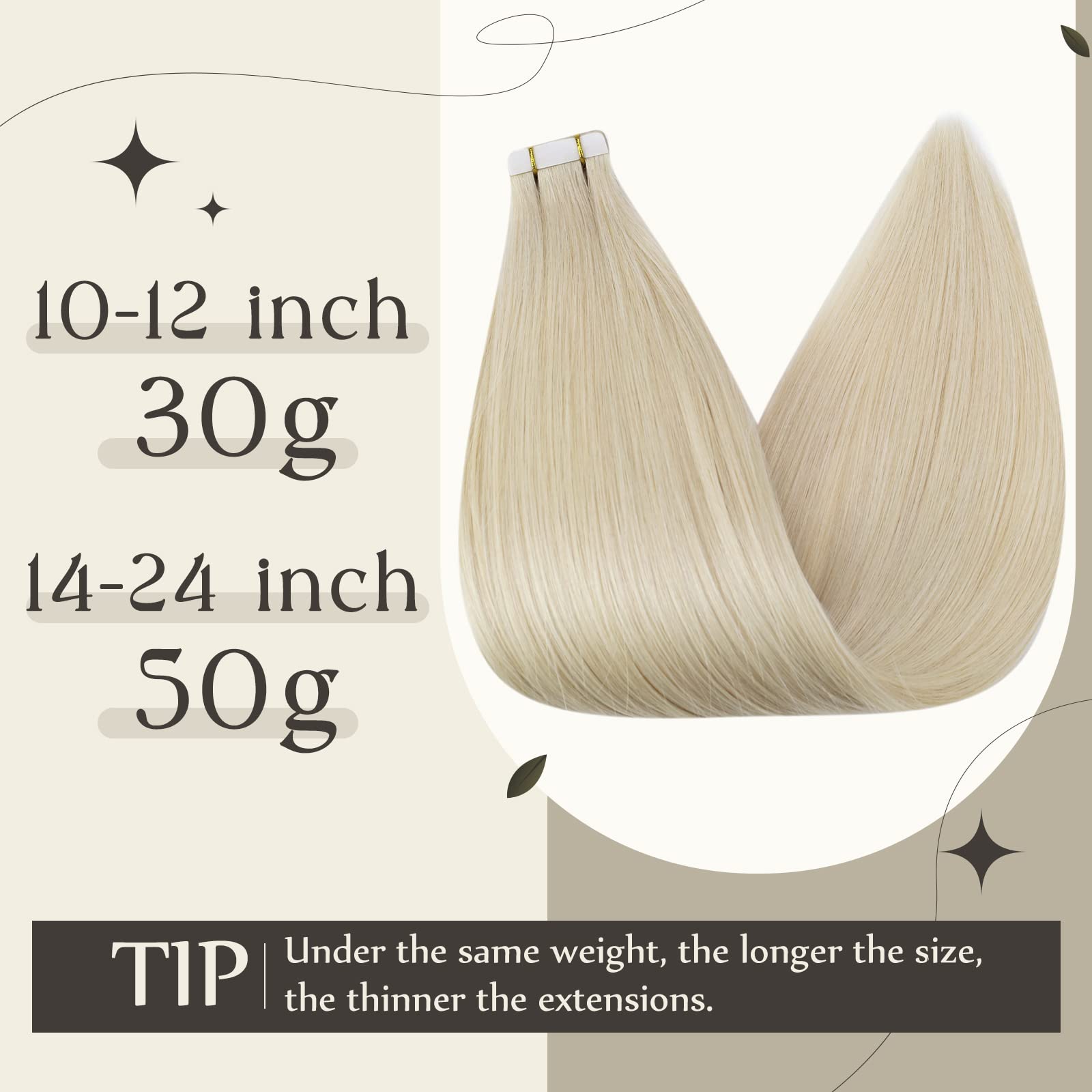 Premium Remy Human Hair Tape-In Extensions - 40Pcs/100Grams (Blonde Highlights, Silky Straight & Soft) for Short Hair - Includes #60 & P16/22 Packs - Perfect for Daily Styling, Volume Boost & Special Occasions