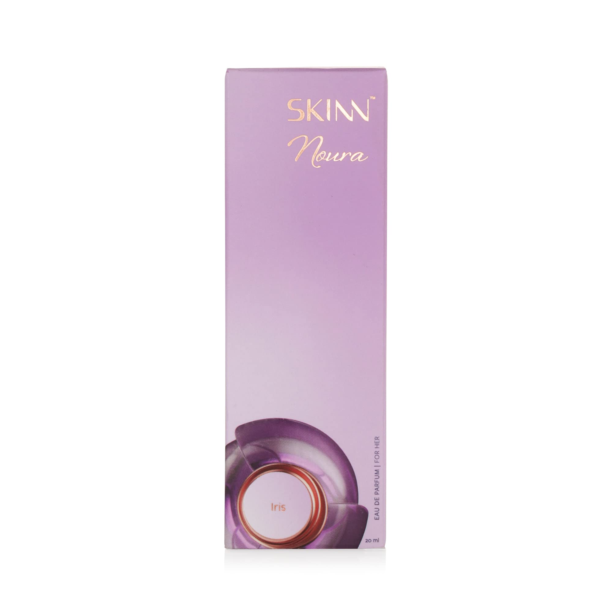 Skinn by Titan Noura Iris Perfume for Women - 20ml EDP Floral Fruity Long-Lasting Fragrance | Compact Travel-Size Perfume | Perfect for Daily Wear, Office, Date Night & Gift Giving